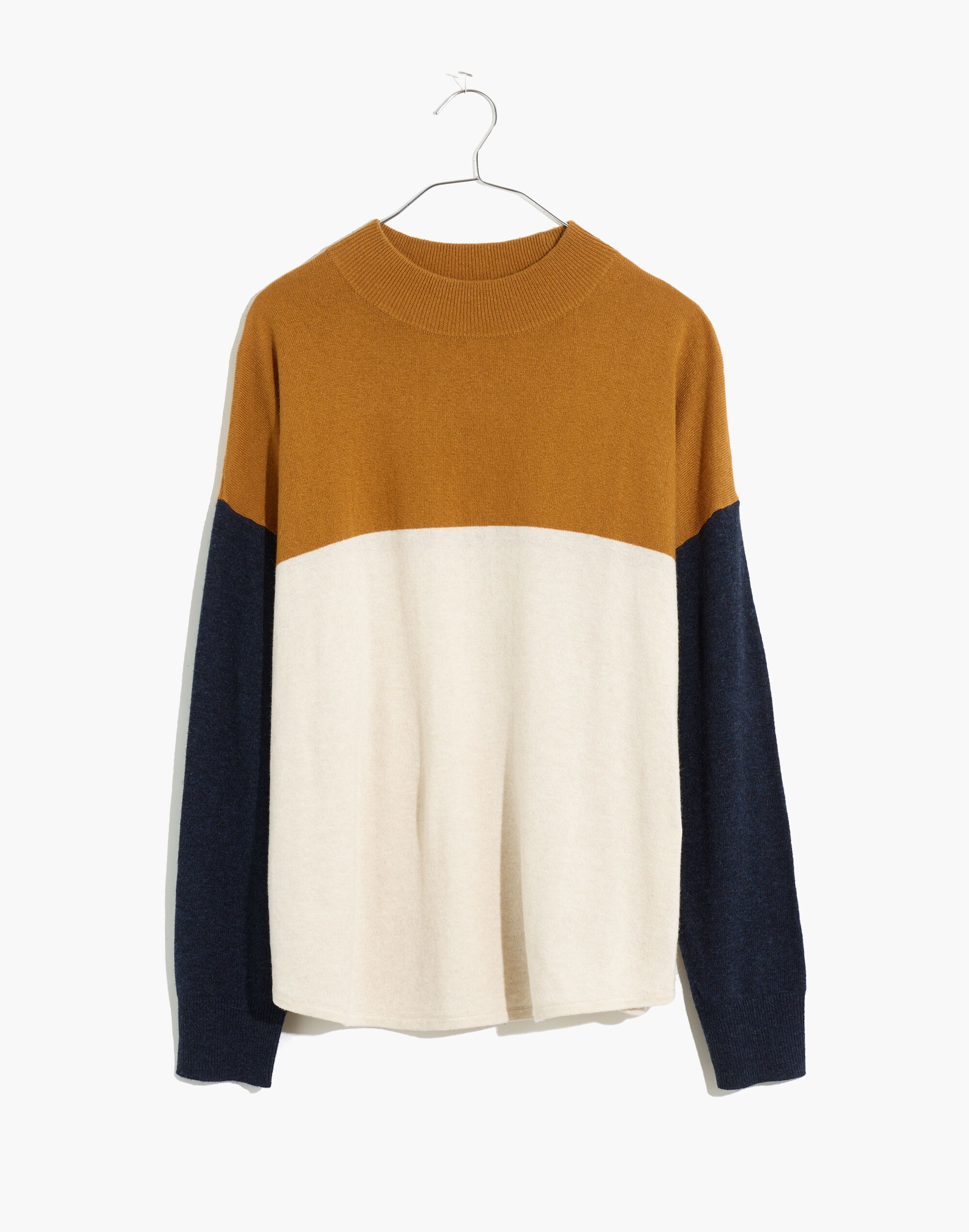 Colorblock Ashbury Mockneck Sweater