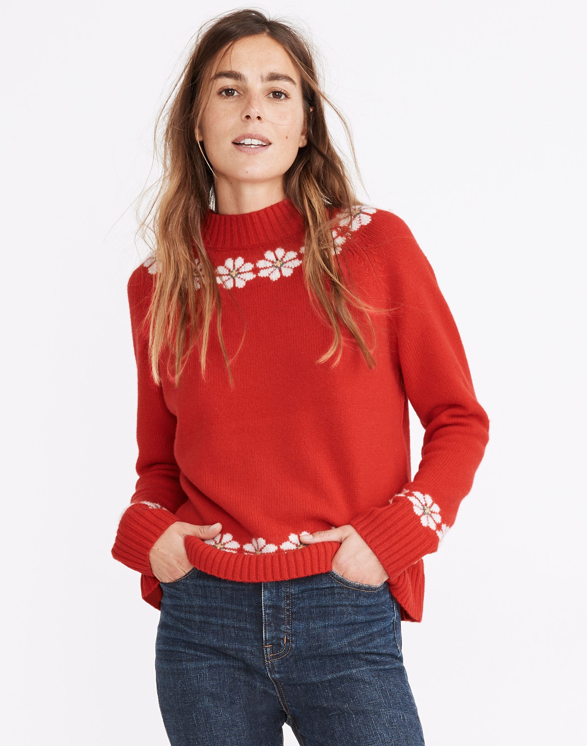 Floral Hazelwood Pullover Sweater