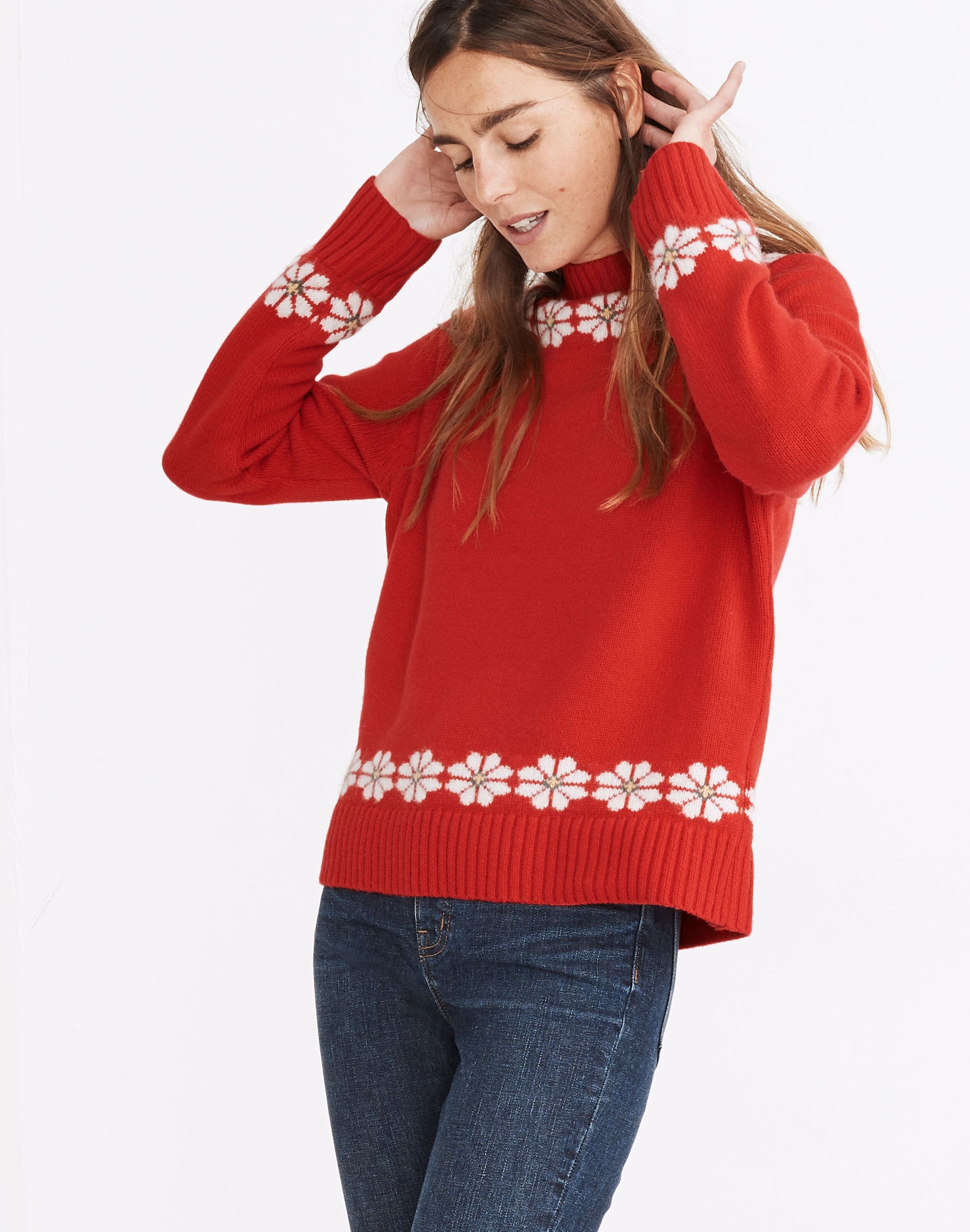 Floral Hazelwood Pullover Sweater