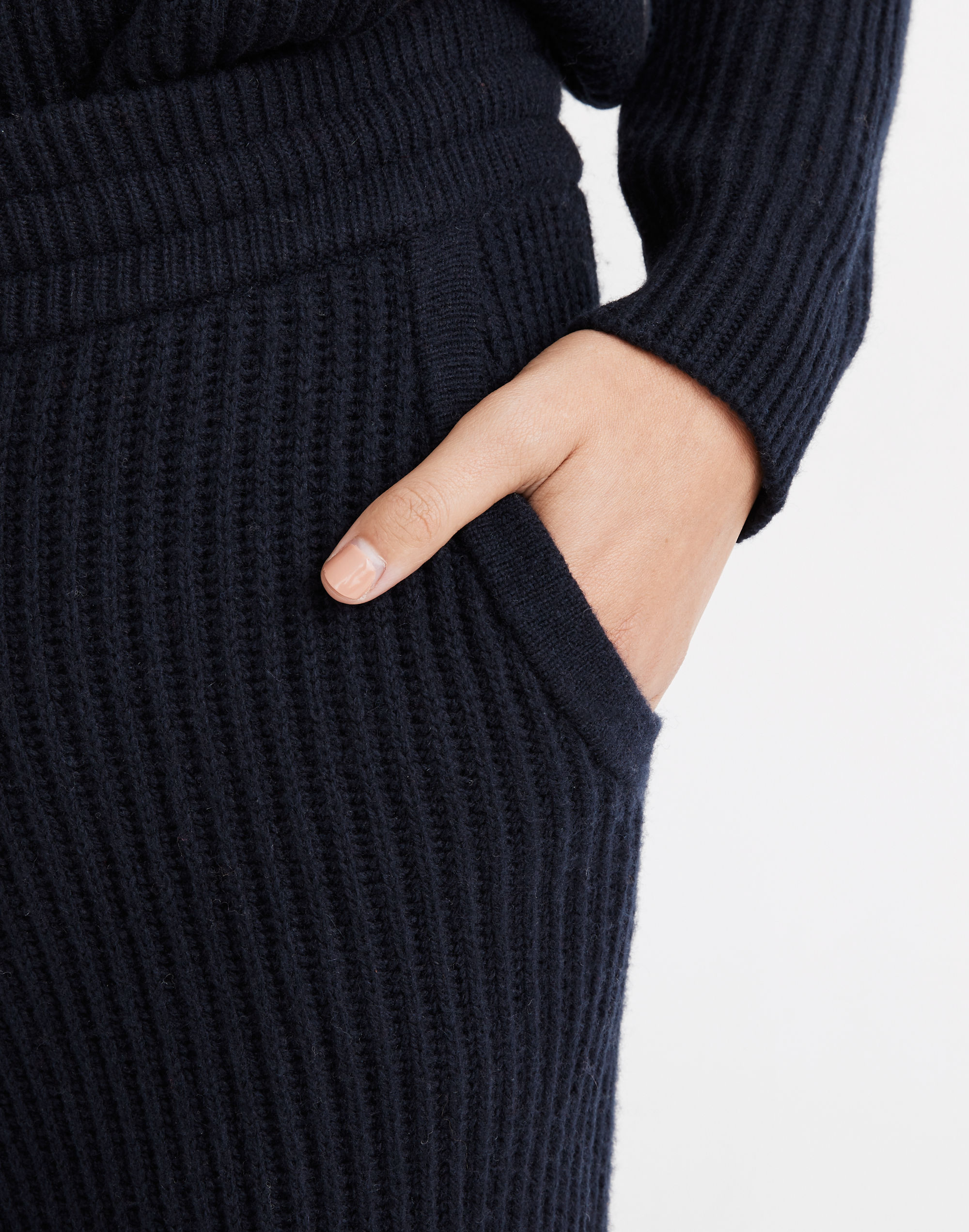 Maitland Ribbed Drawstring Sweater Pants