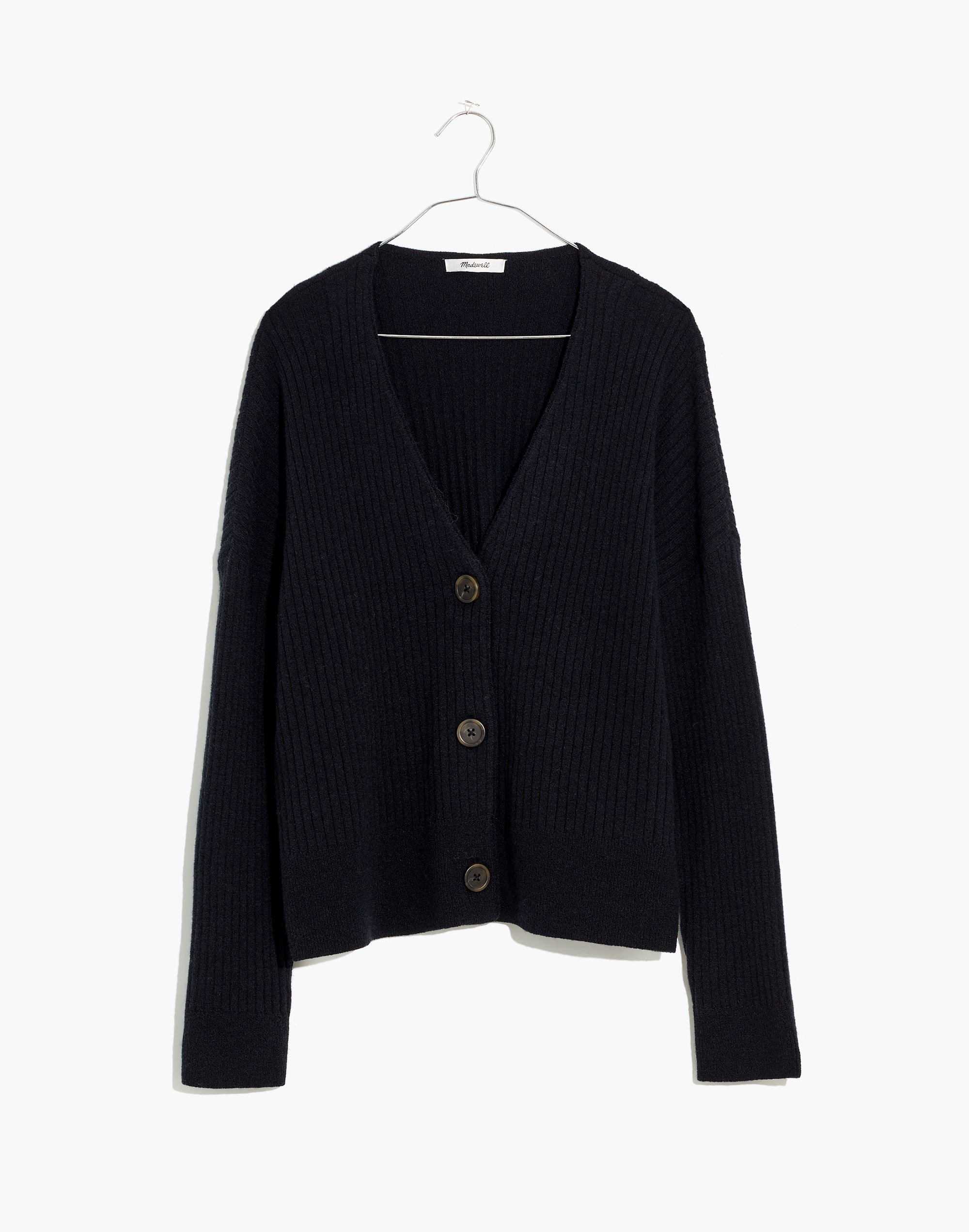 Cameron Ribbed Cardigan Sweater in Coziest Yarn