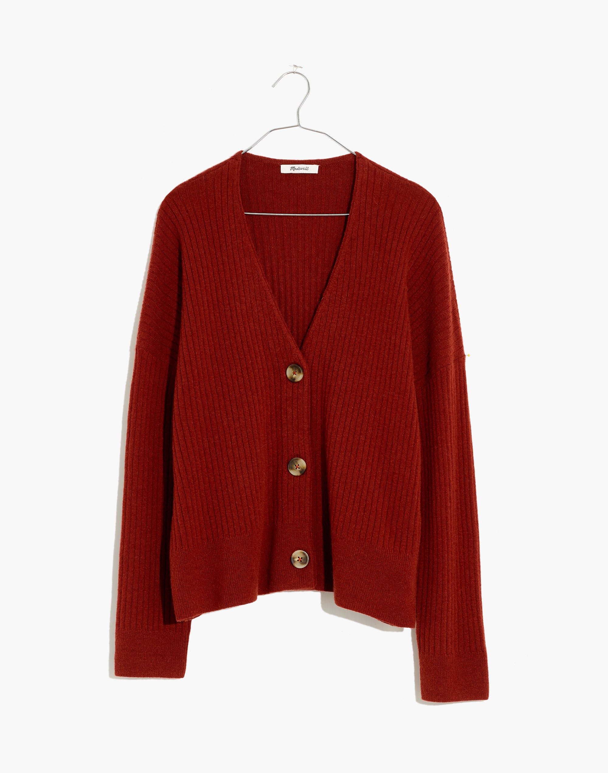 Cameron Ribbed Cardigan Sweater in Coziest Yarn