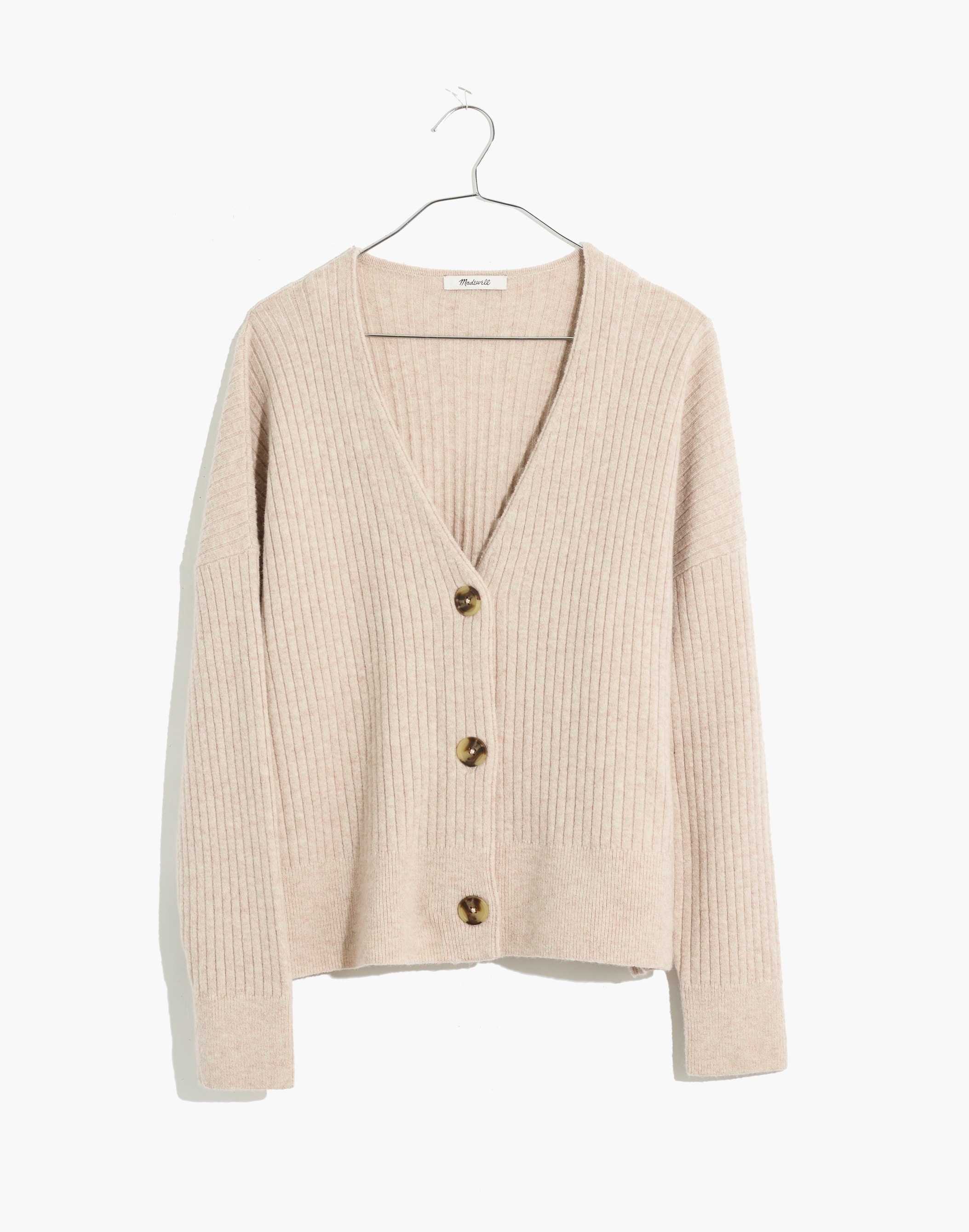 Cameron Ribbed Cardigan Sweater in Coziest Yarn