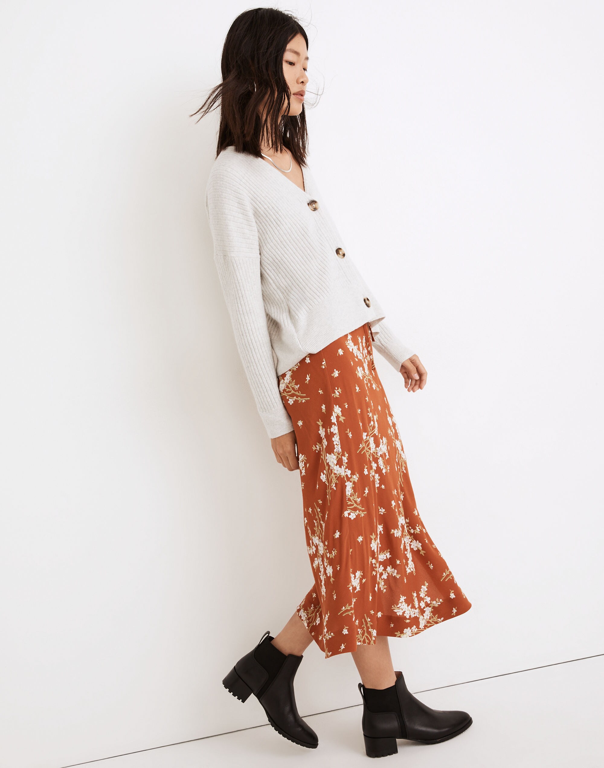 Cameron Ribbed Cardigan Sweater in Coziest Yarn