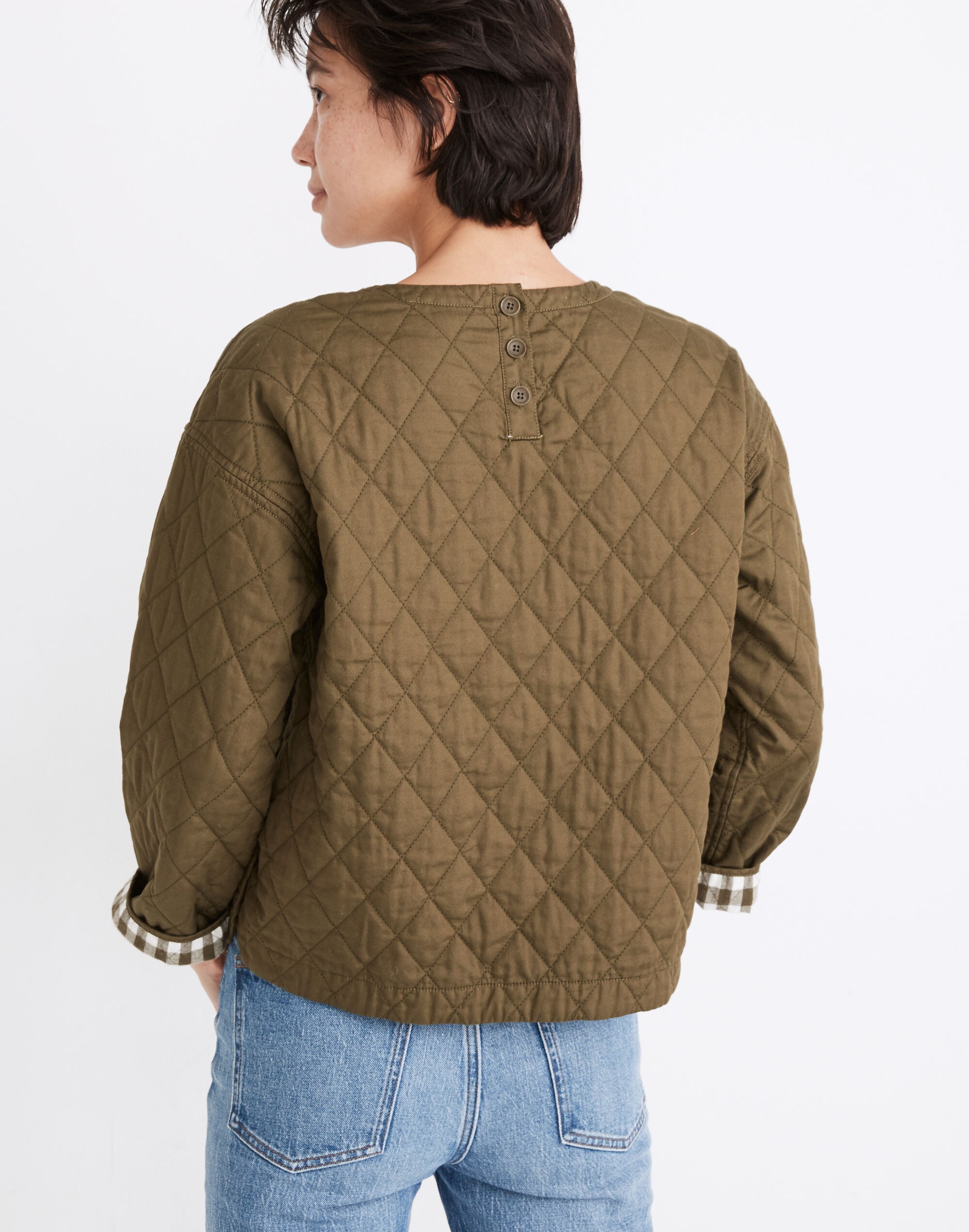 トップス journalstandardluxe QUILTED CREWNECK TOP Quilted Top | Madewell