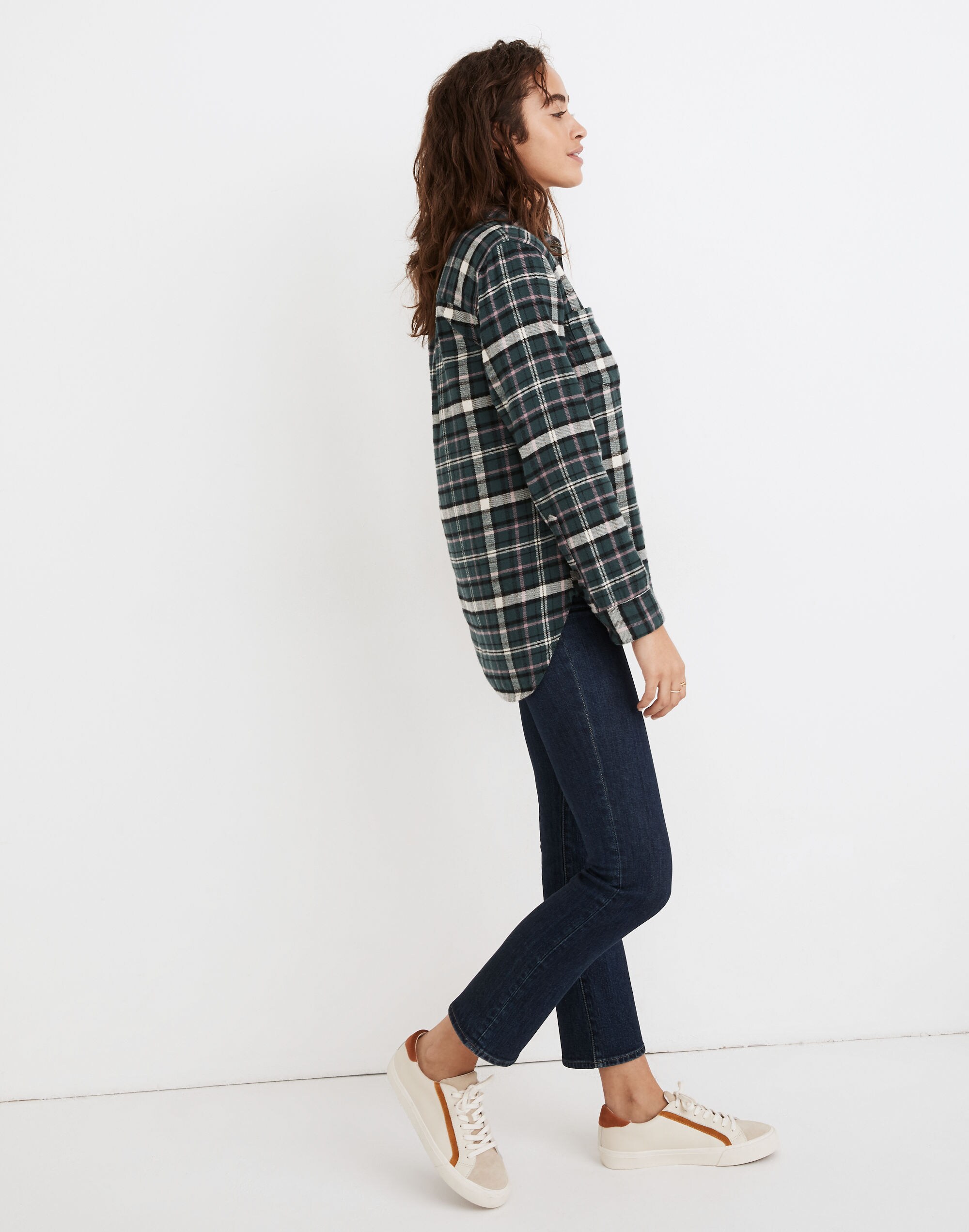 Flannel Classic Ex-Boyfriend Shirt in Baywood Plaid