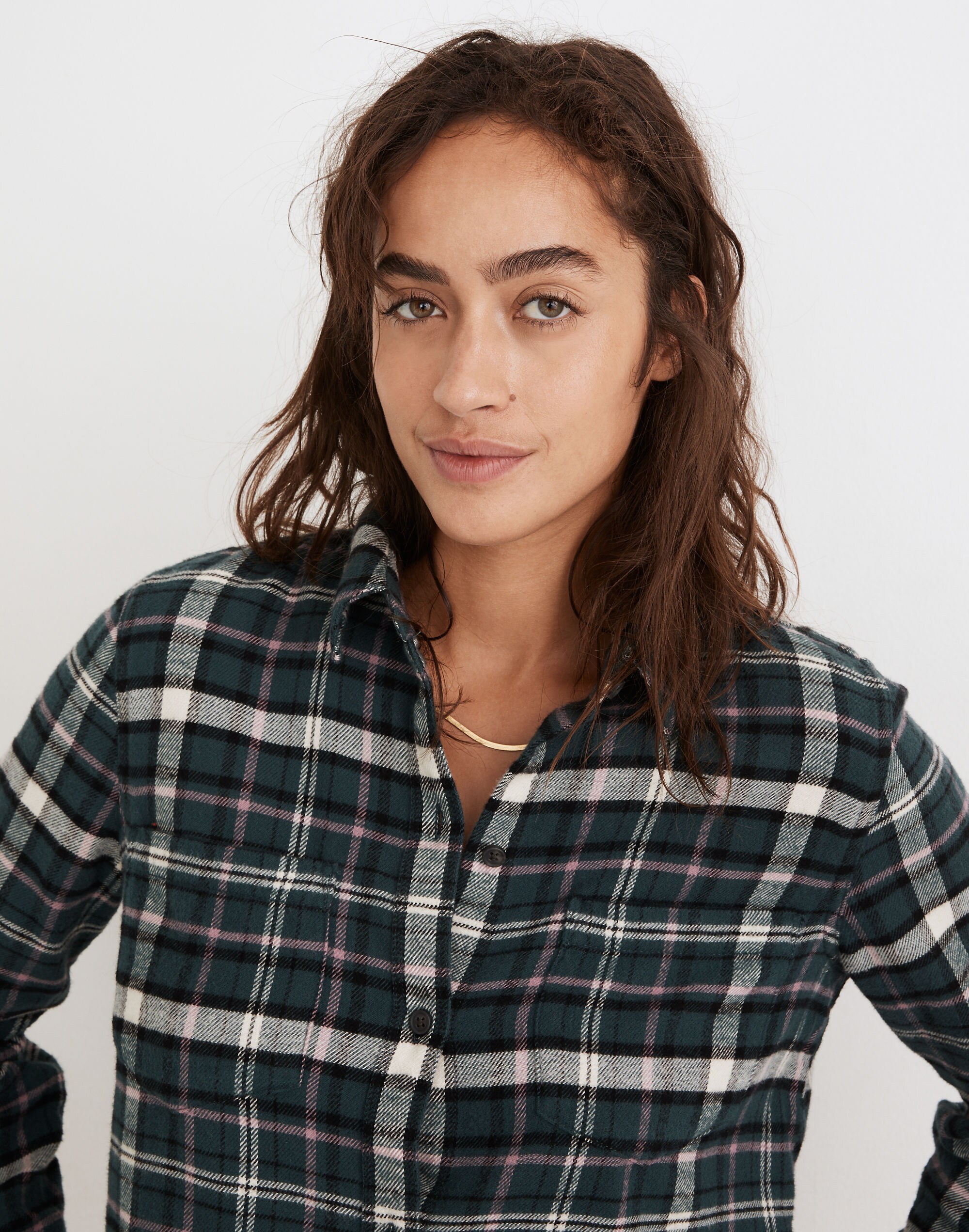 Flannel Classic Ex-Boyfriend Shirt in Baywood Plaid