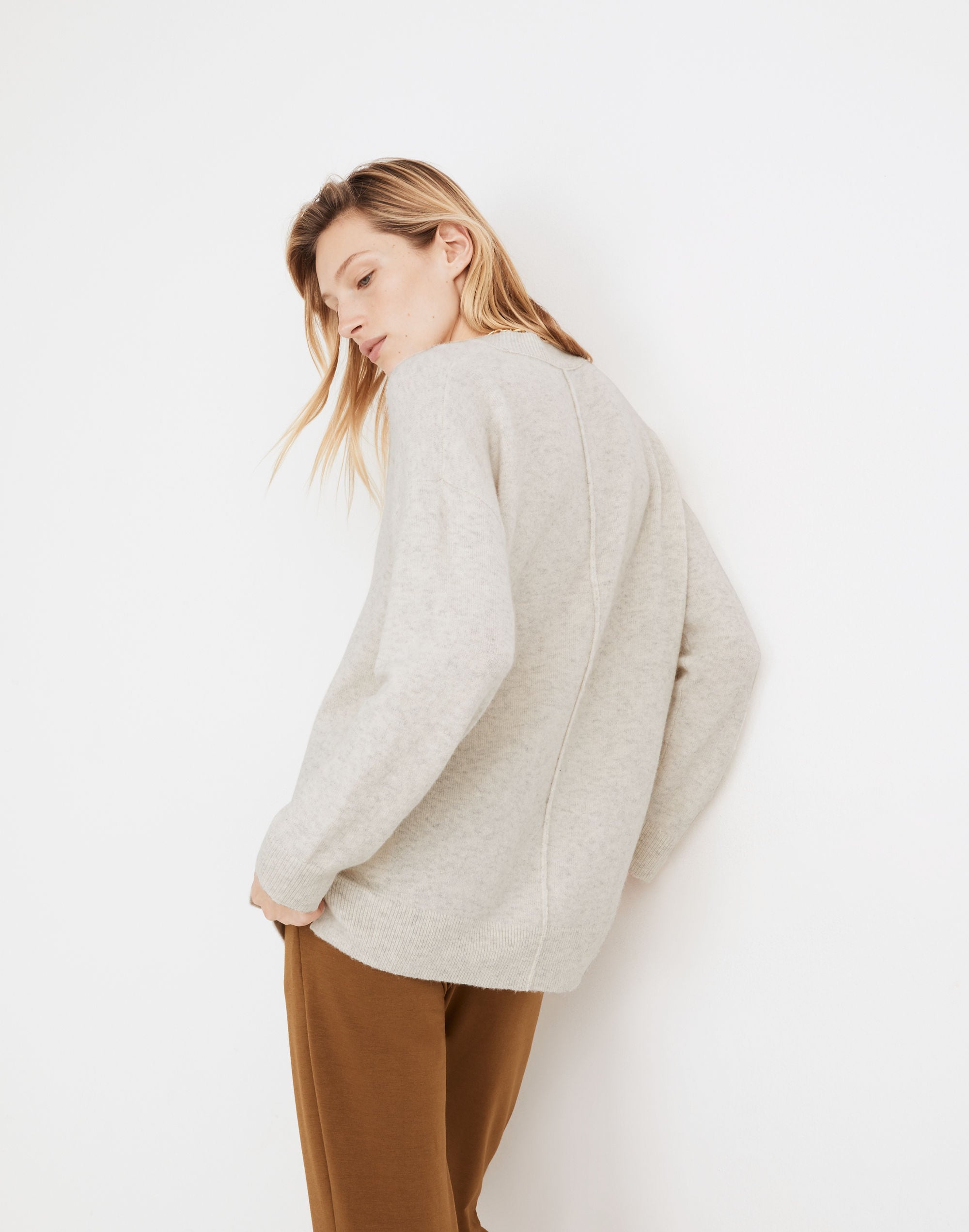 Smithe Pullover Sweater in Coziest Yarn