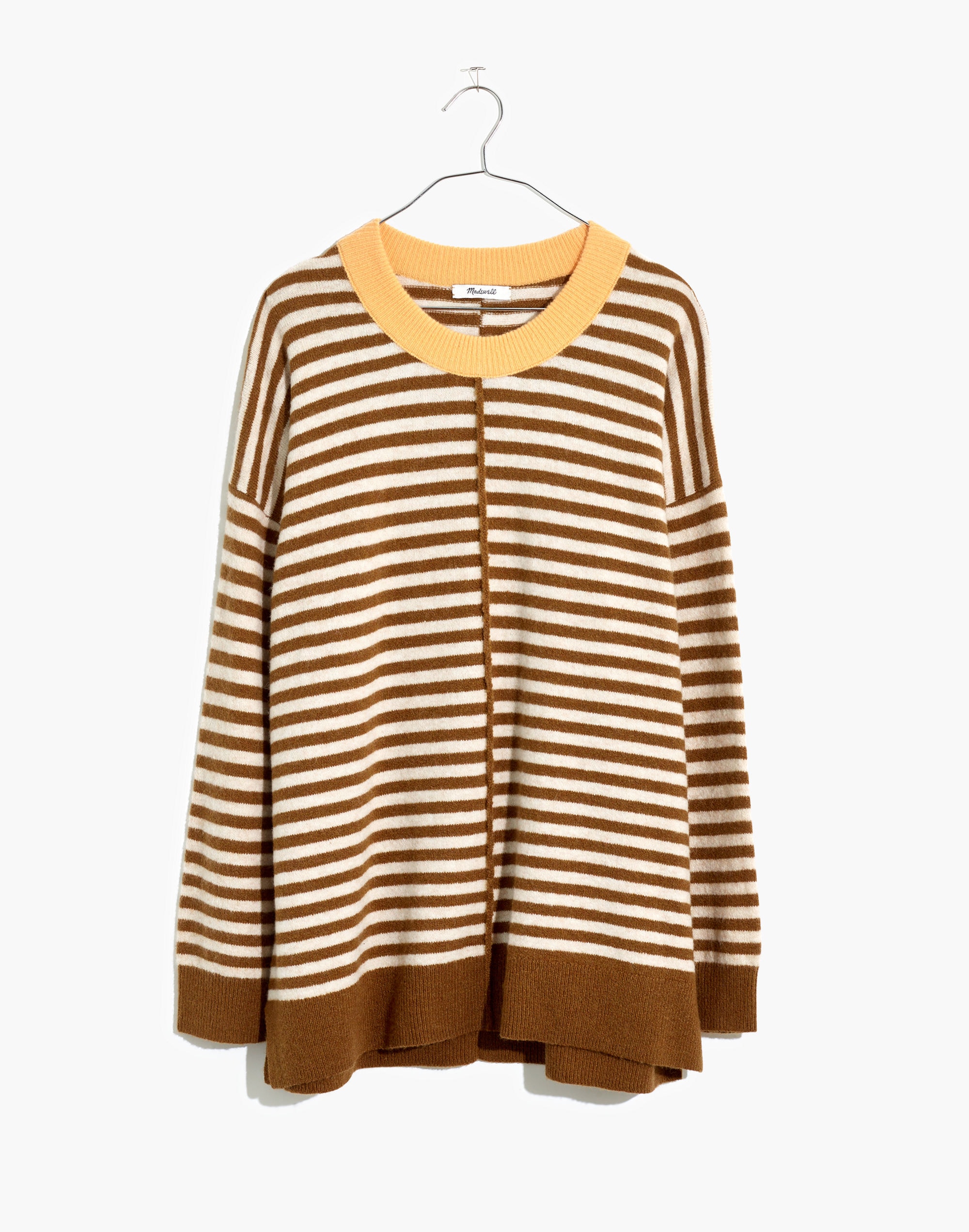 Stripe-Play Smithe Pullover Sweater in Coziest Yarn