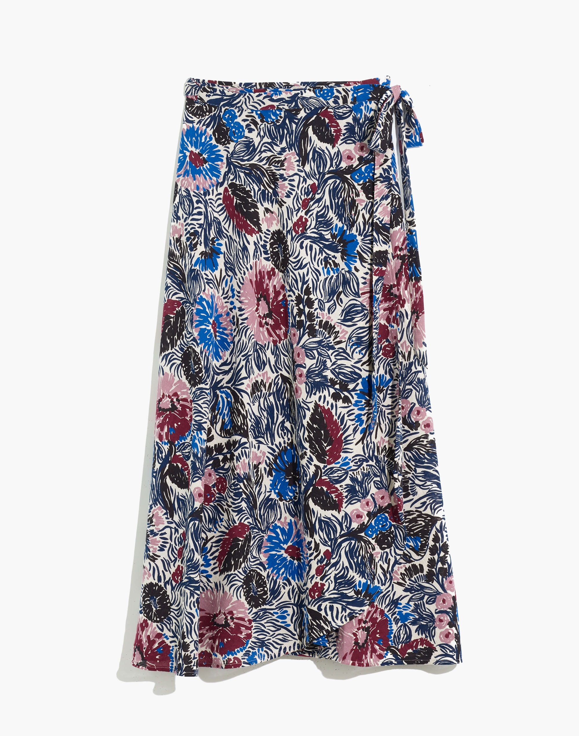 Cover-Up Wrap Skirt in Dutch Garden