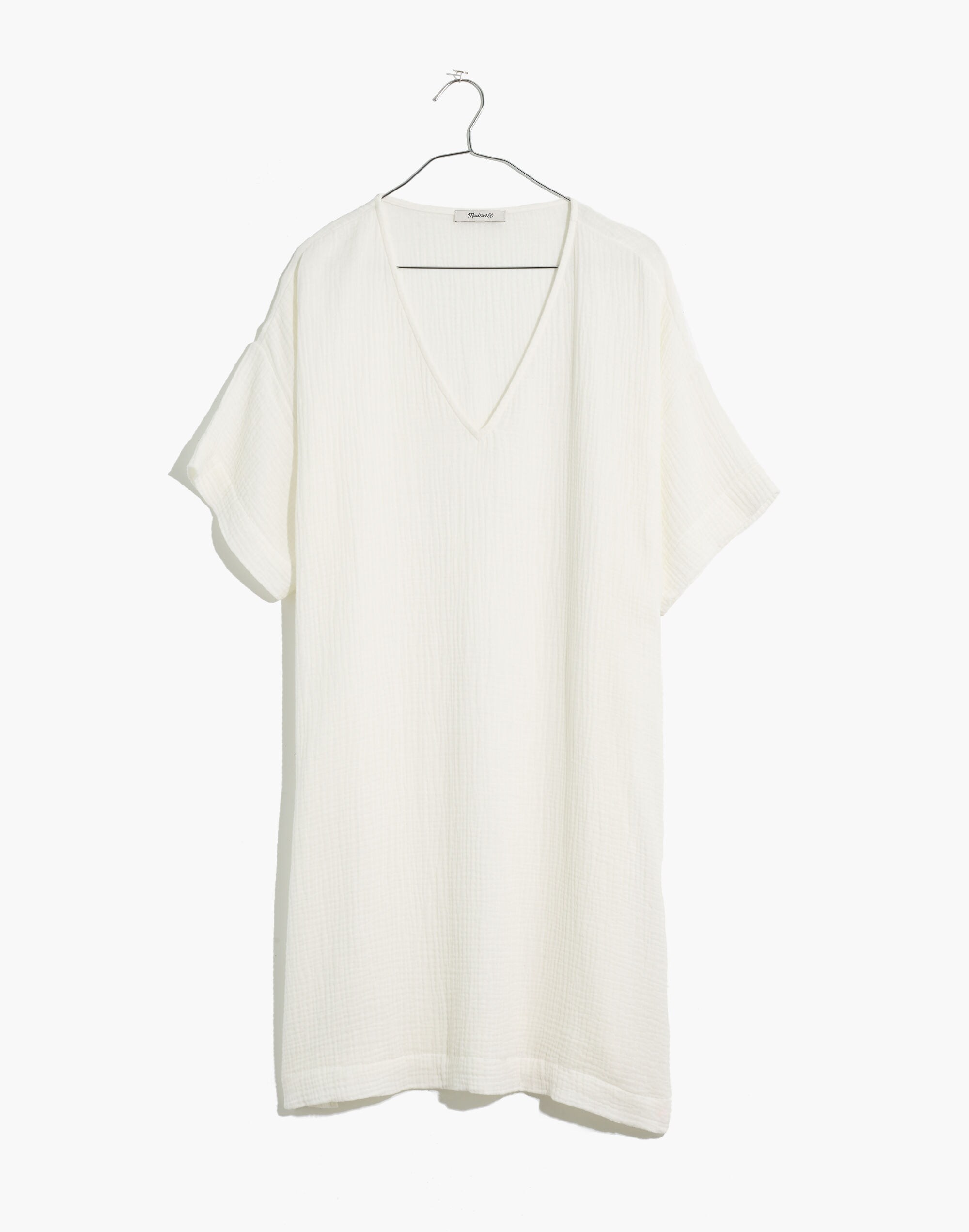 Gauze Cover-Up Tunic Dress
