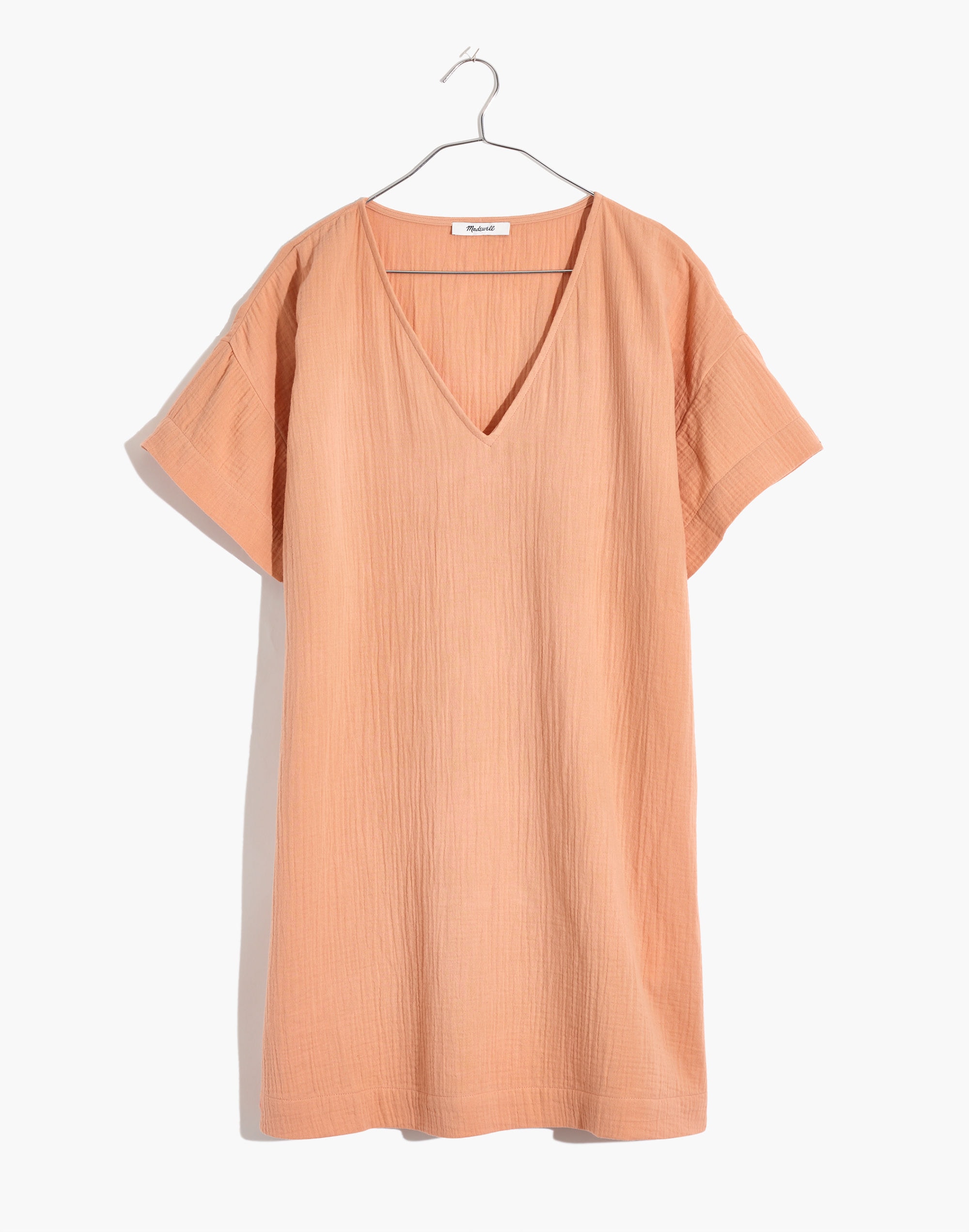 Gauze Cover-Up Tunic Dress