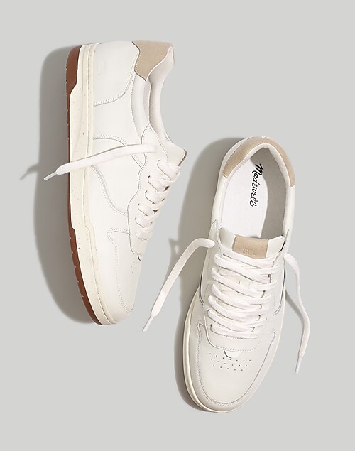 Court Sneakers in Colorblock Leather and Suede