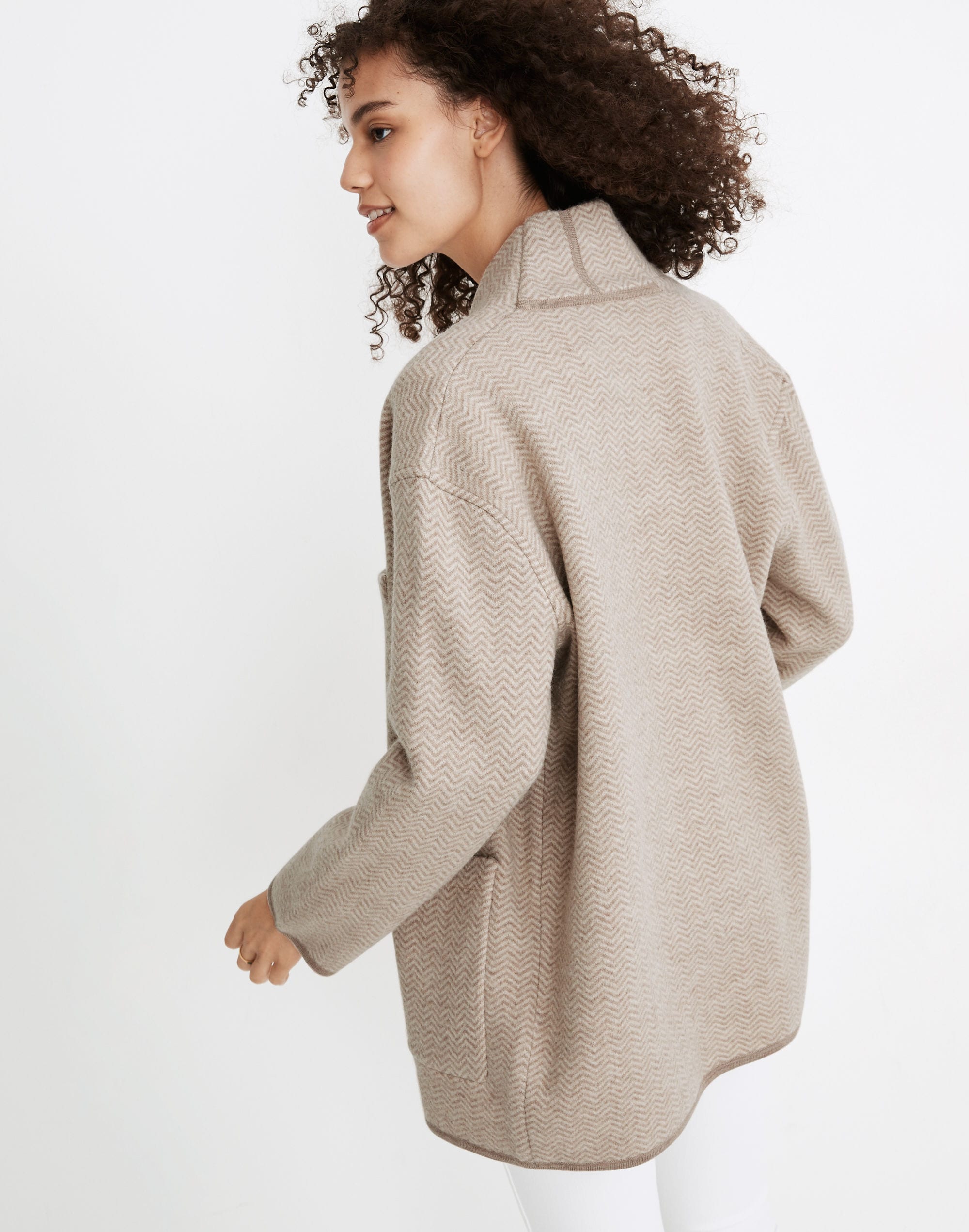 Herringbone Mattson Sweater Coat