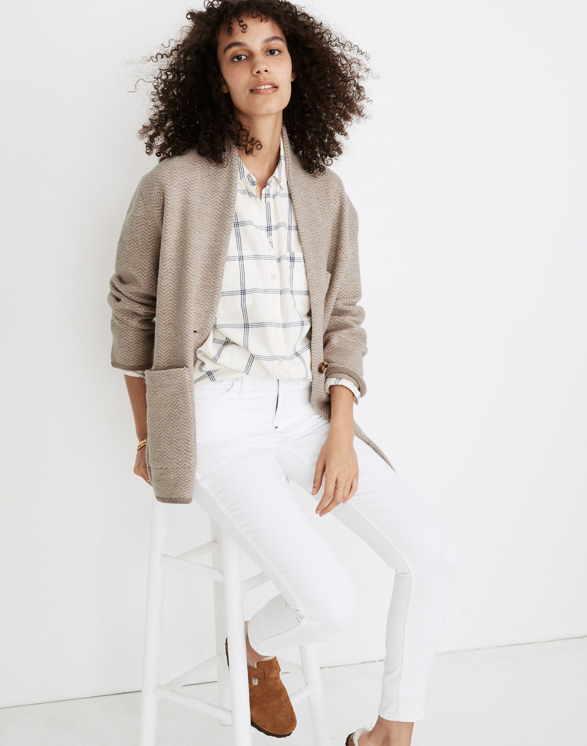 Herringbone Mattson Sweater Coat