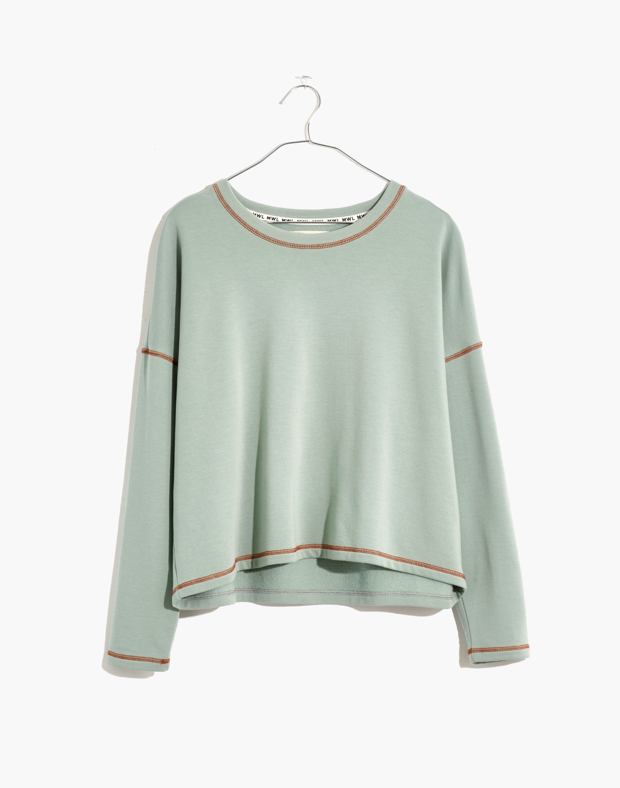MWL Superbrushed Contrast-Stitched Easygoing Sweatshirt