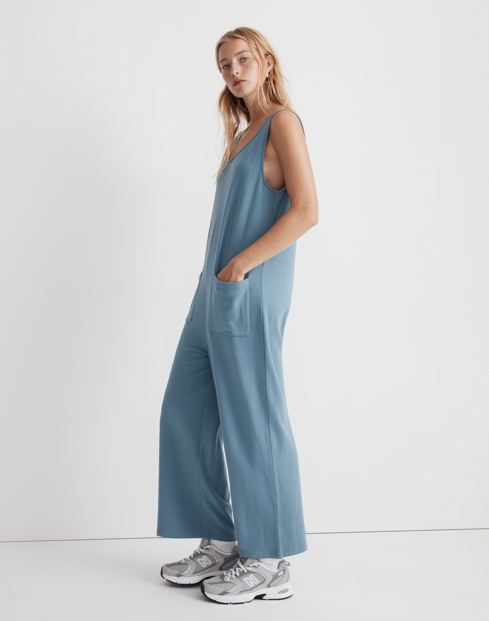 Superbrushed Pull-On Jumpsuit