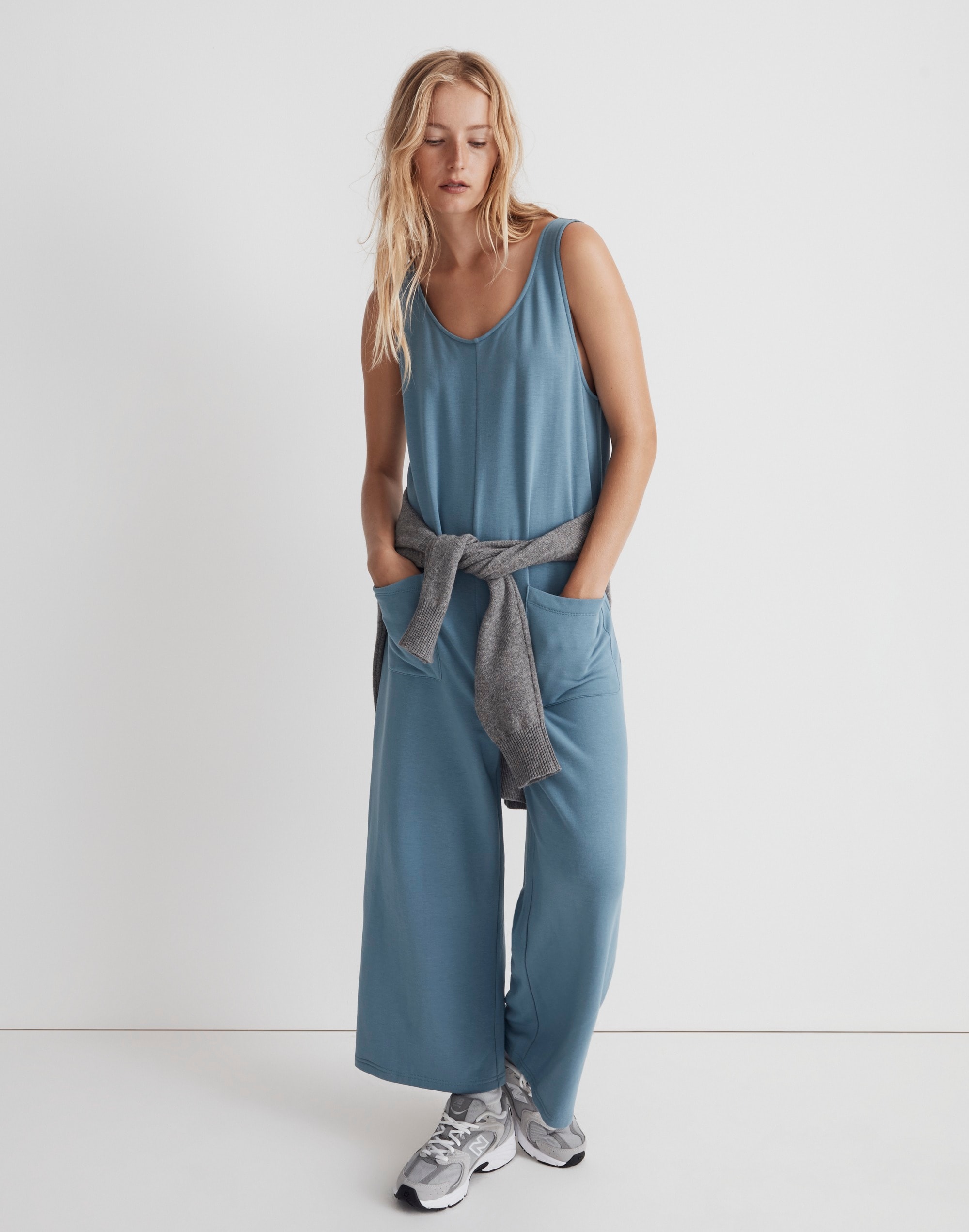Superbrushed Pull-On Jumpsuit