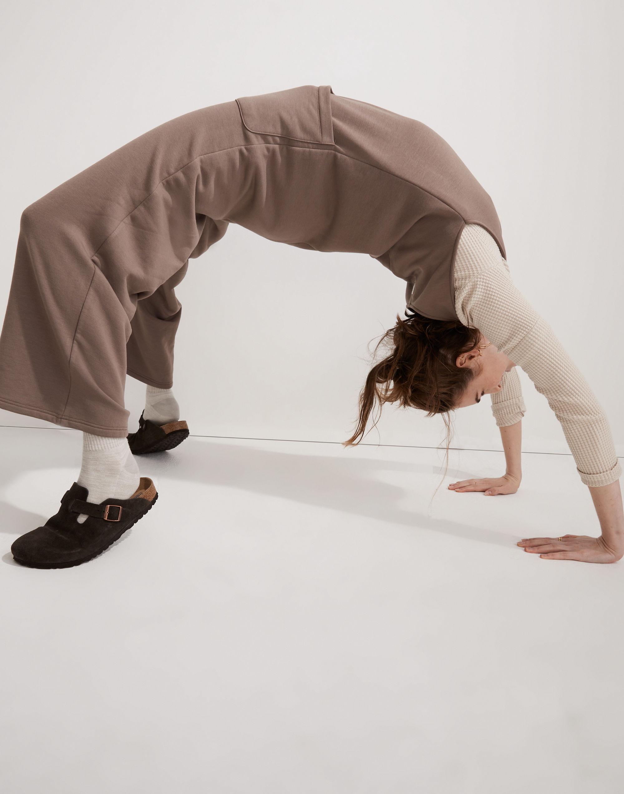 Superbrushed Pull-On Jumpsuit