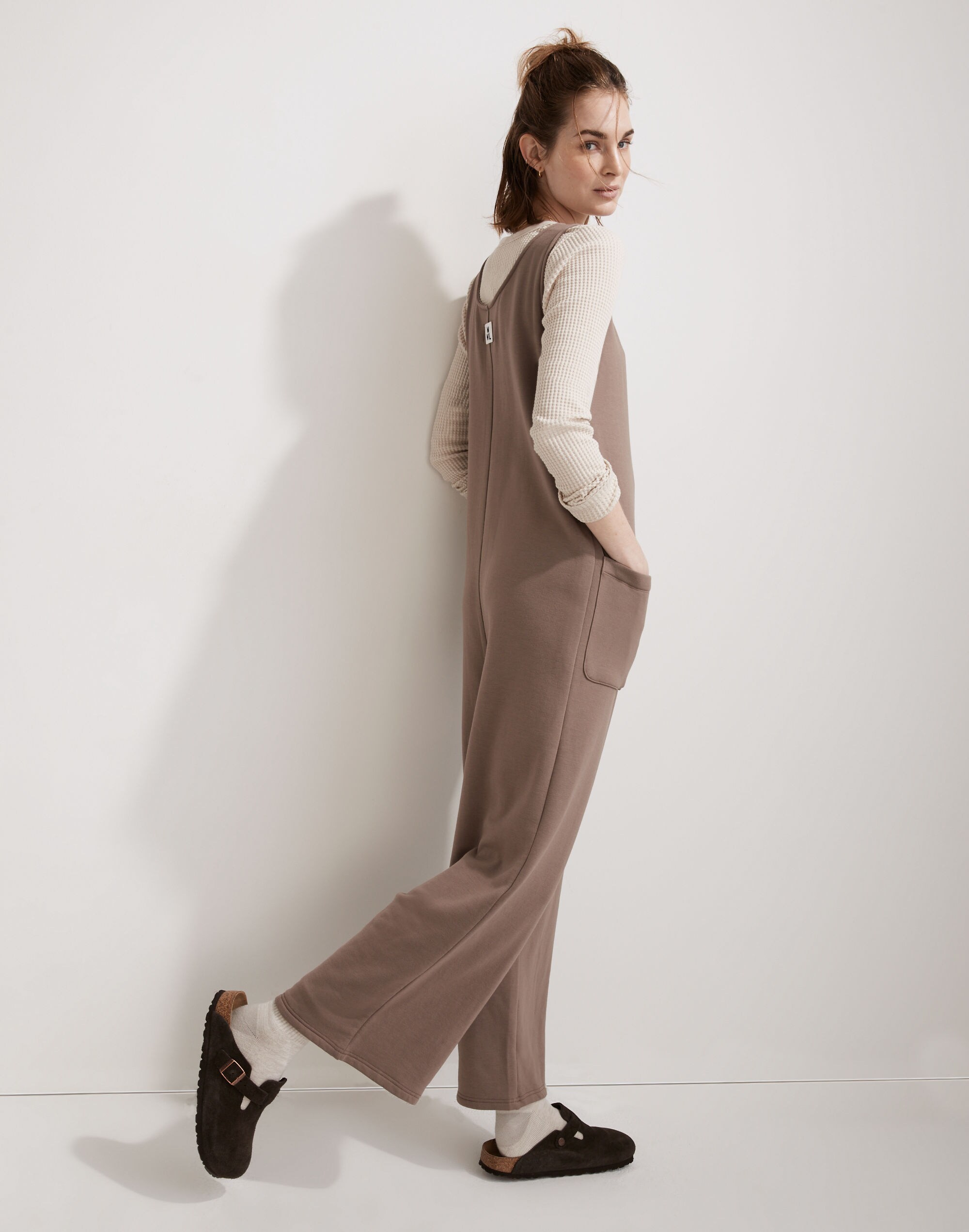 Superbrushed Pull-On Jumpsuit