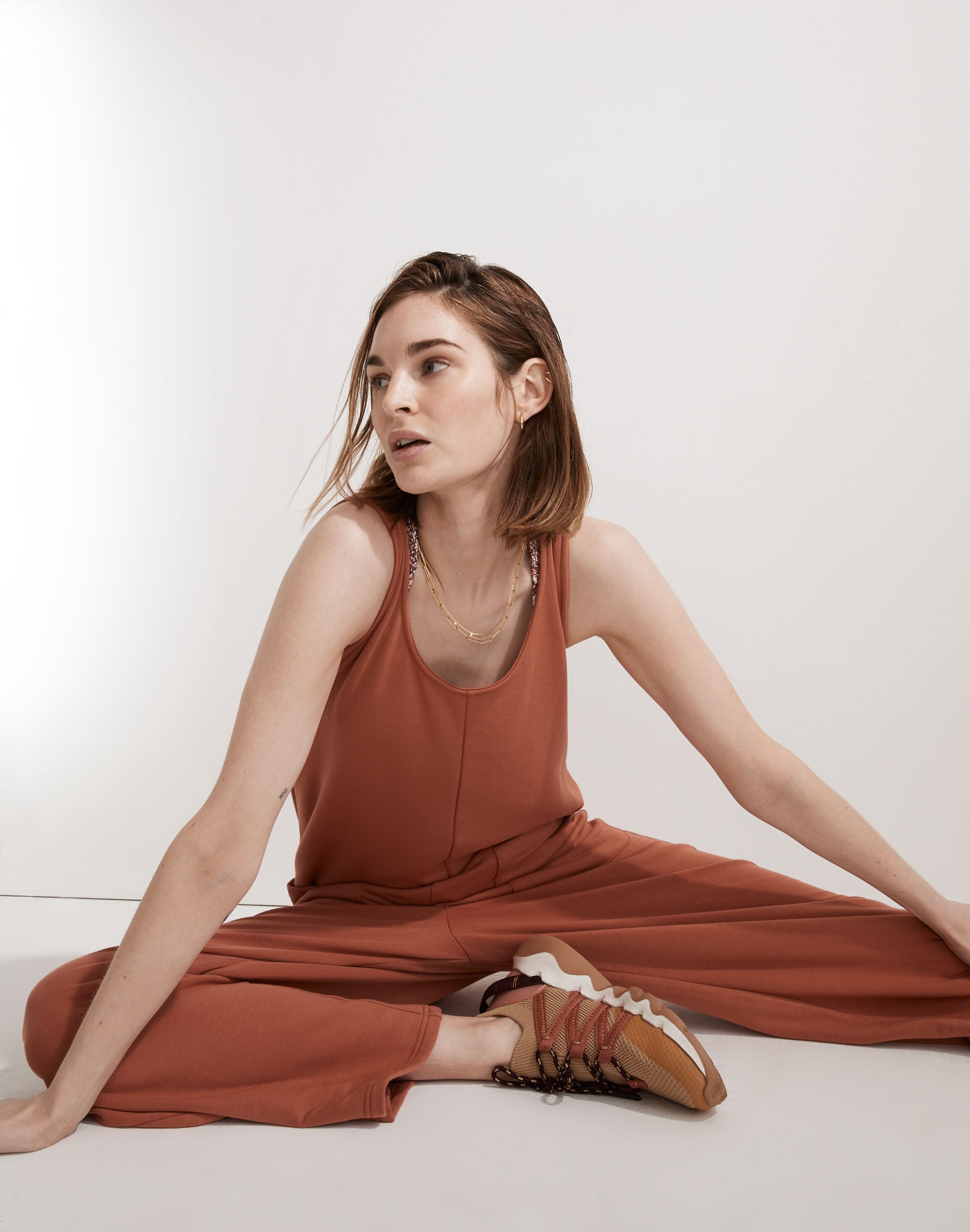 Superbrushed Pull-On Jumpsuit