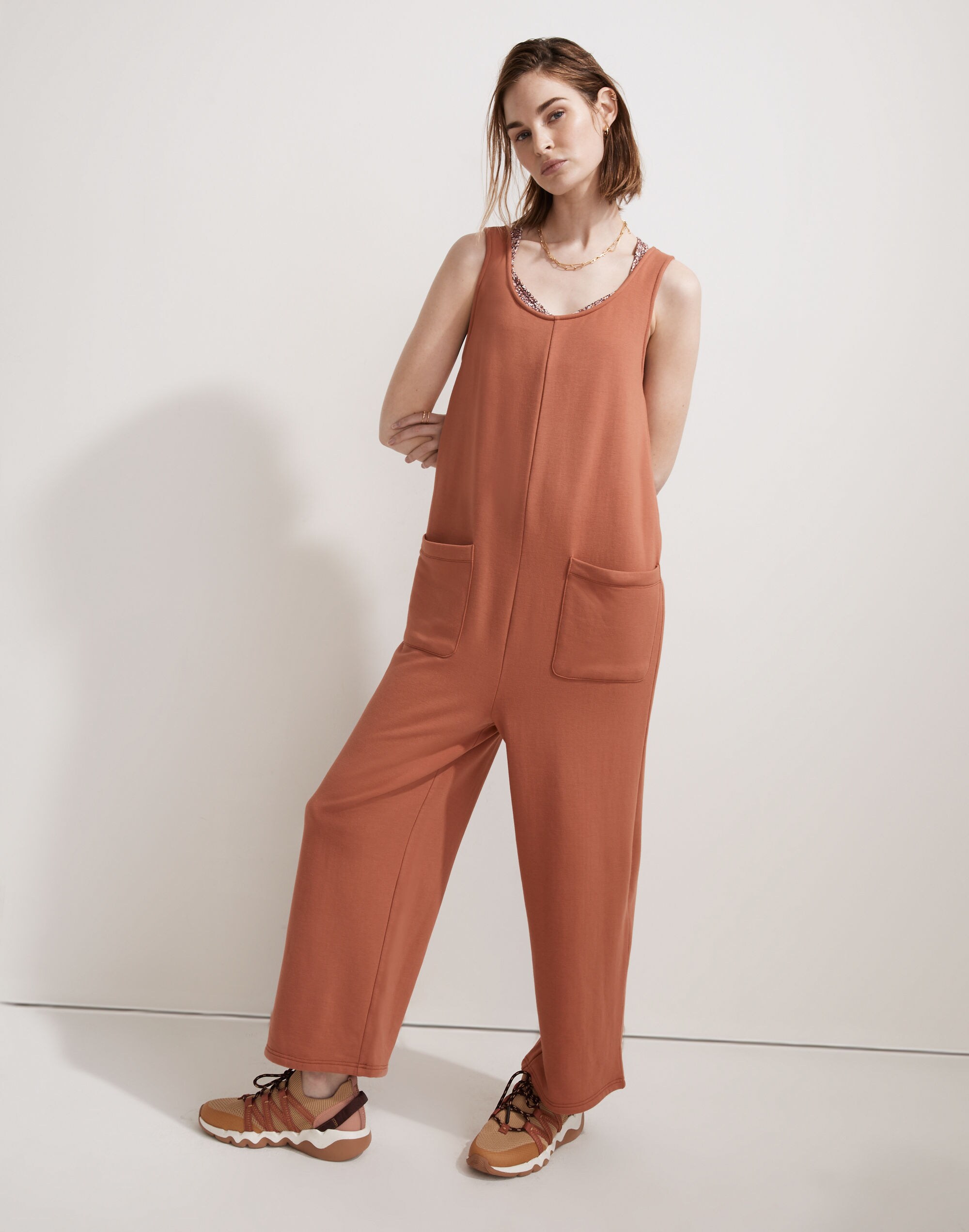 Superbrushed Pull-On Jumpsuit