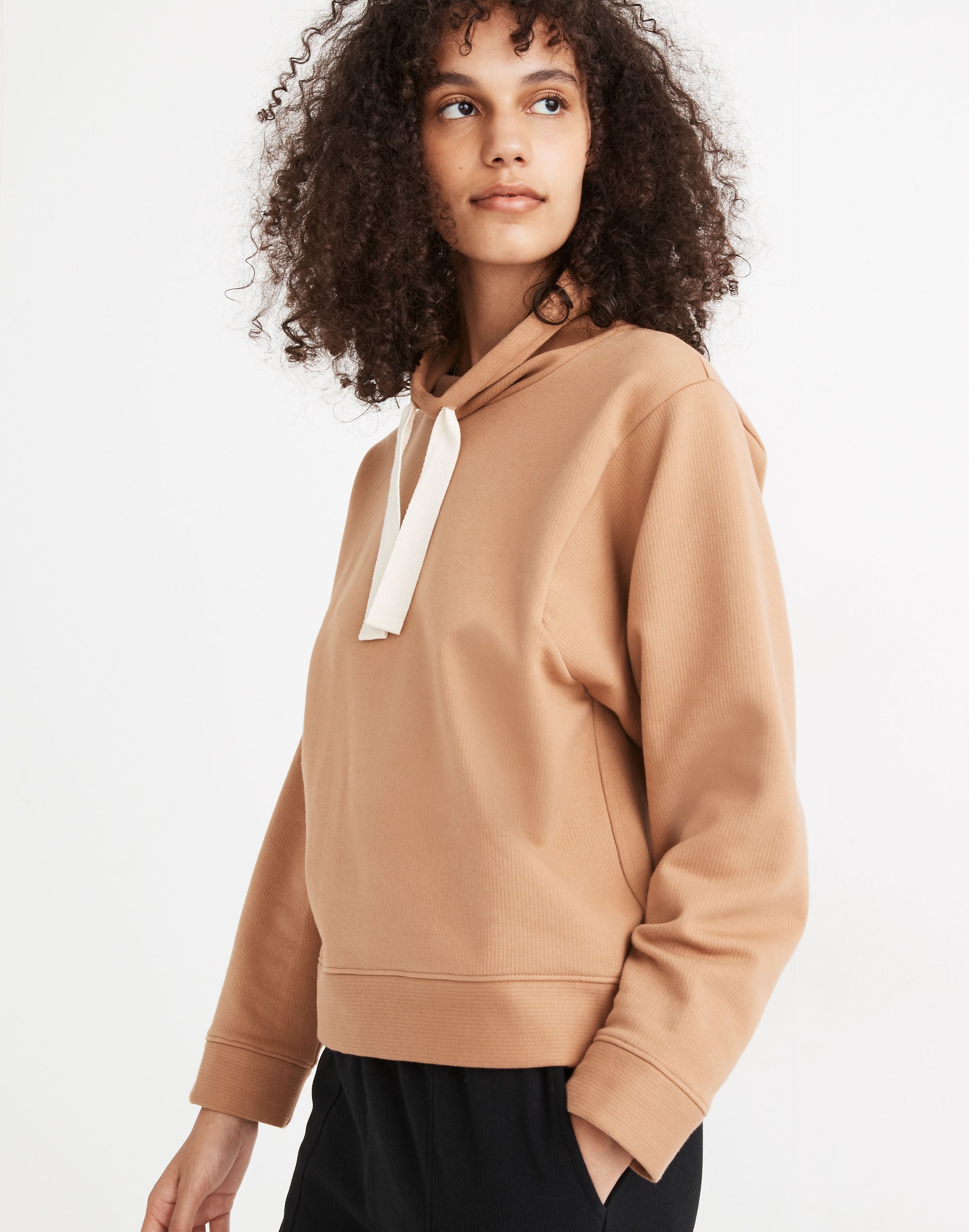 MWL Ribbed Funnelneck Sweatshirt