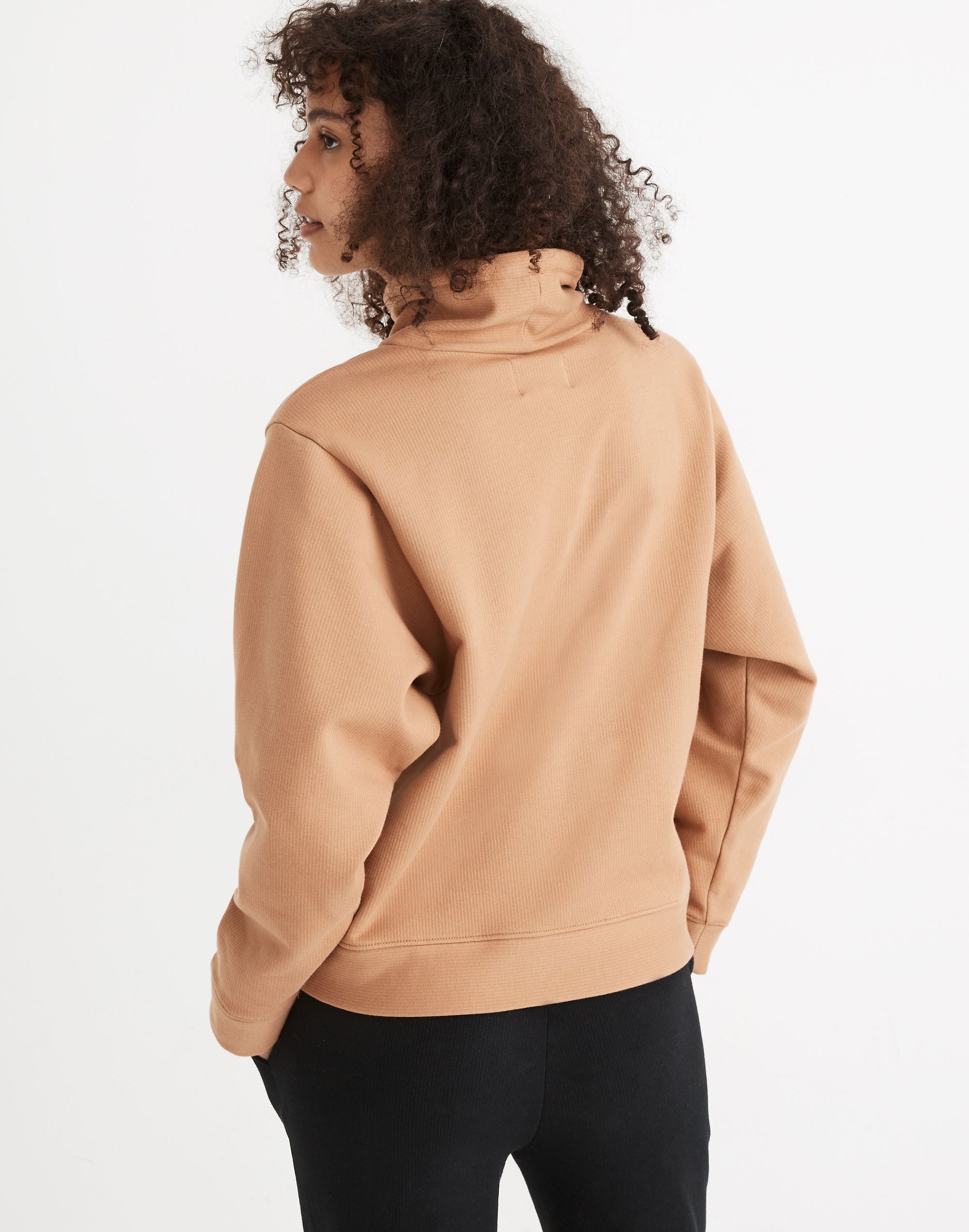 MWL Ribbed Funnelneck Sweatshirt