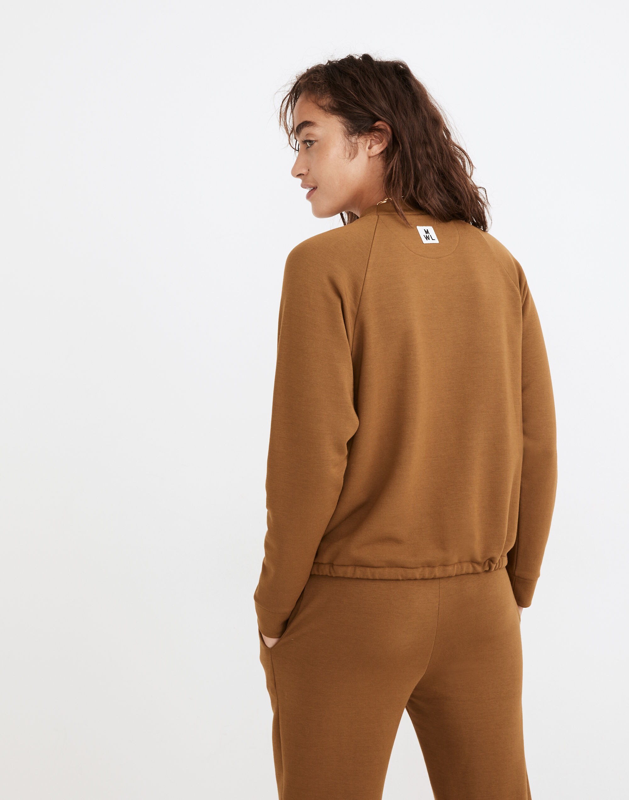 MWL Superbrushed Mockneck Drawstring Sweatshirt