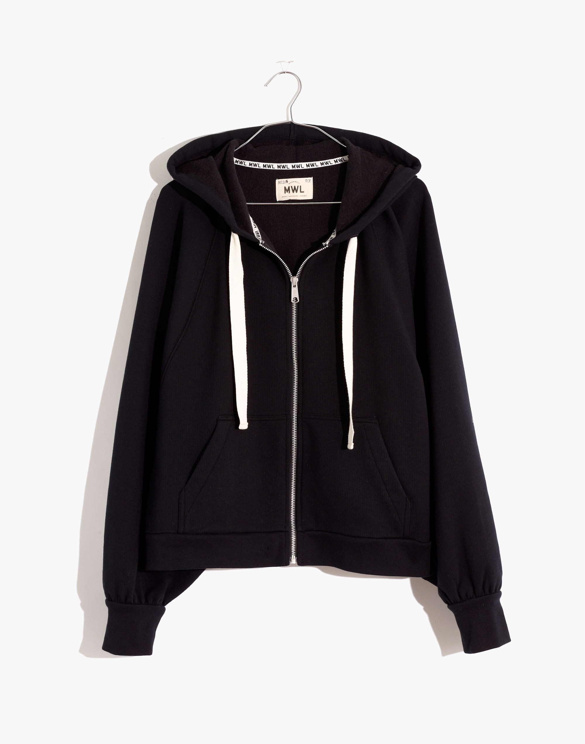 Ribbed Cocoon Hoodie Sweatshirt