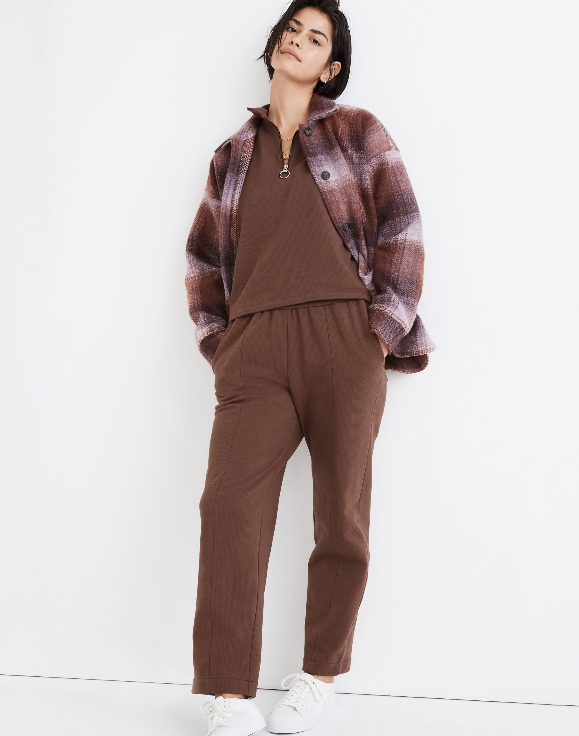 MWL Ribbed Seamed Sweatpants