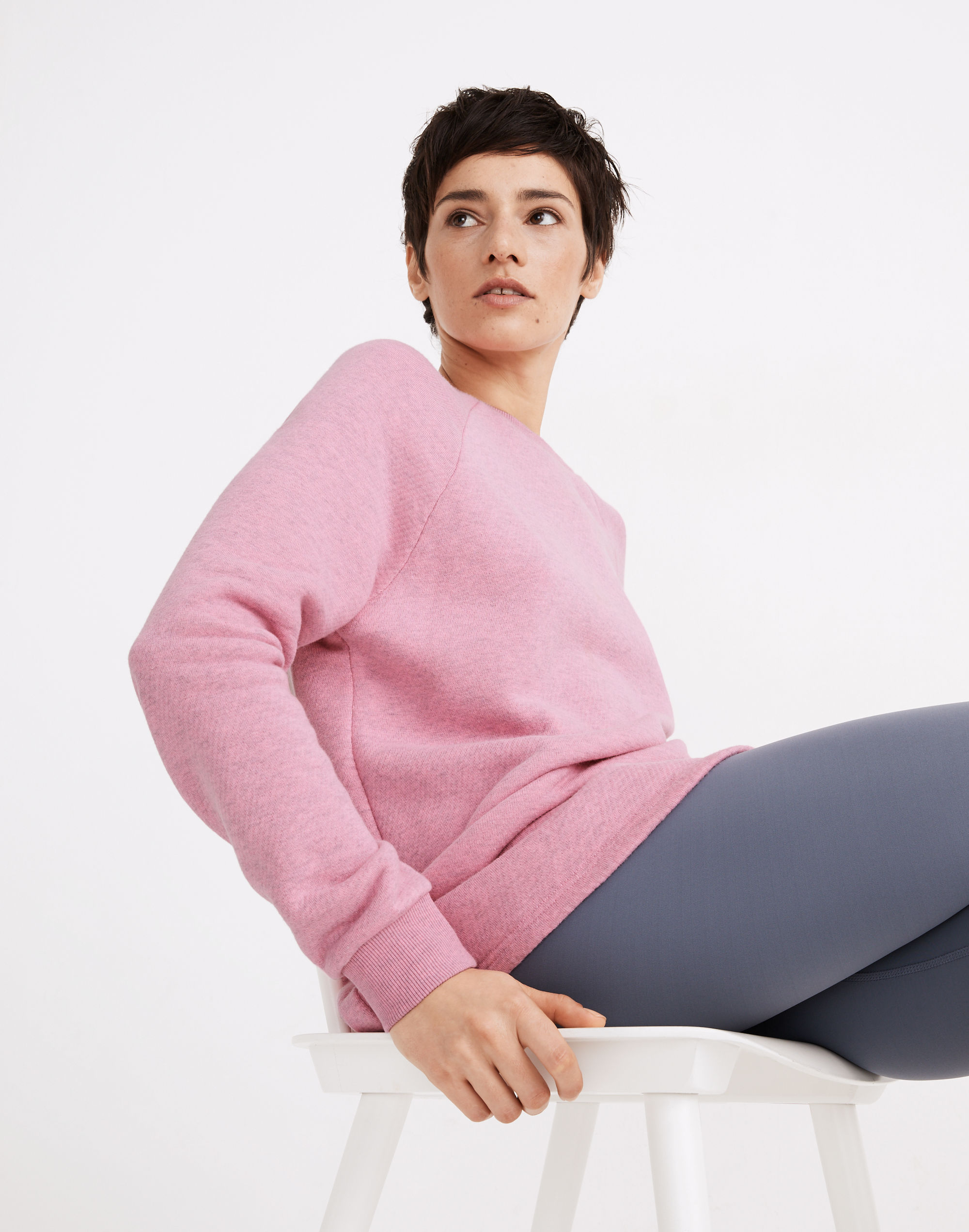 MWL Airyterry Overdyed Oversized Sweatshirt