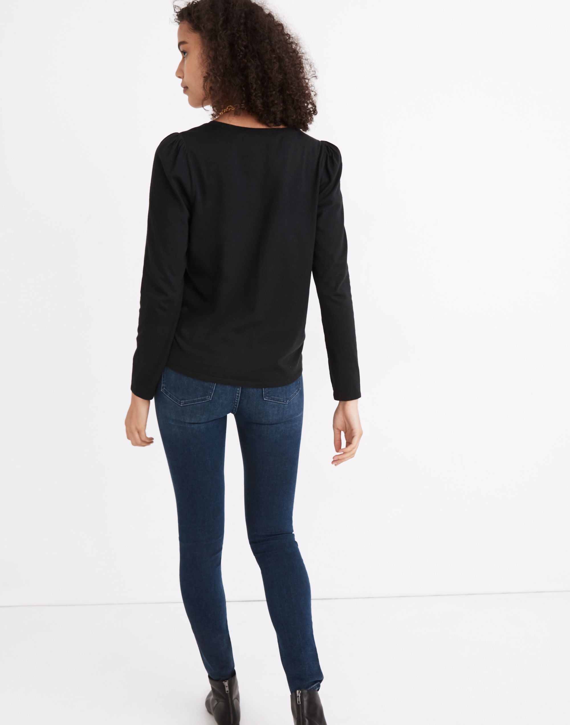 (Re)sourced Cotton Puff-Sleeve Tee