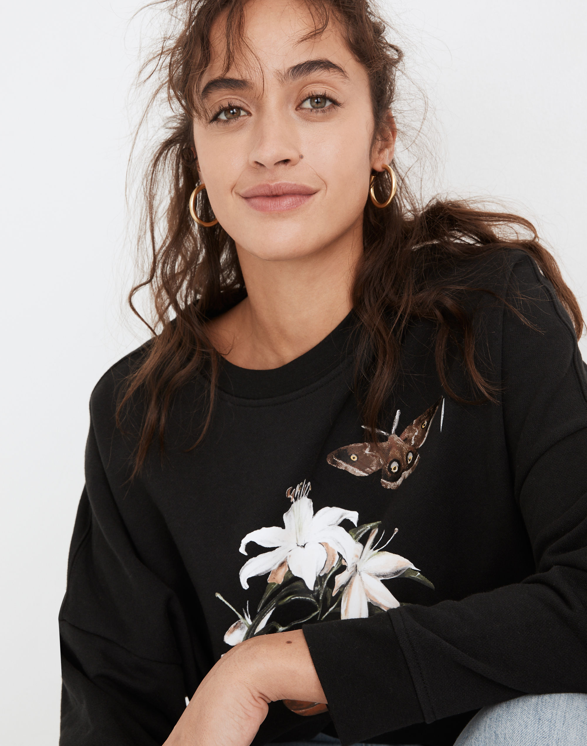 Madewell x Andrea Smith Painted Composition Graphic Sweatshirt