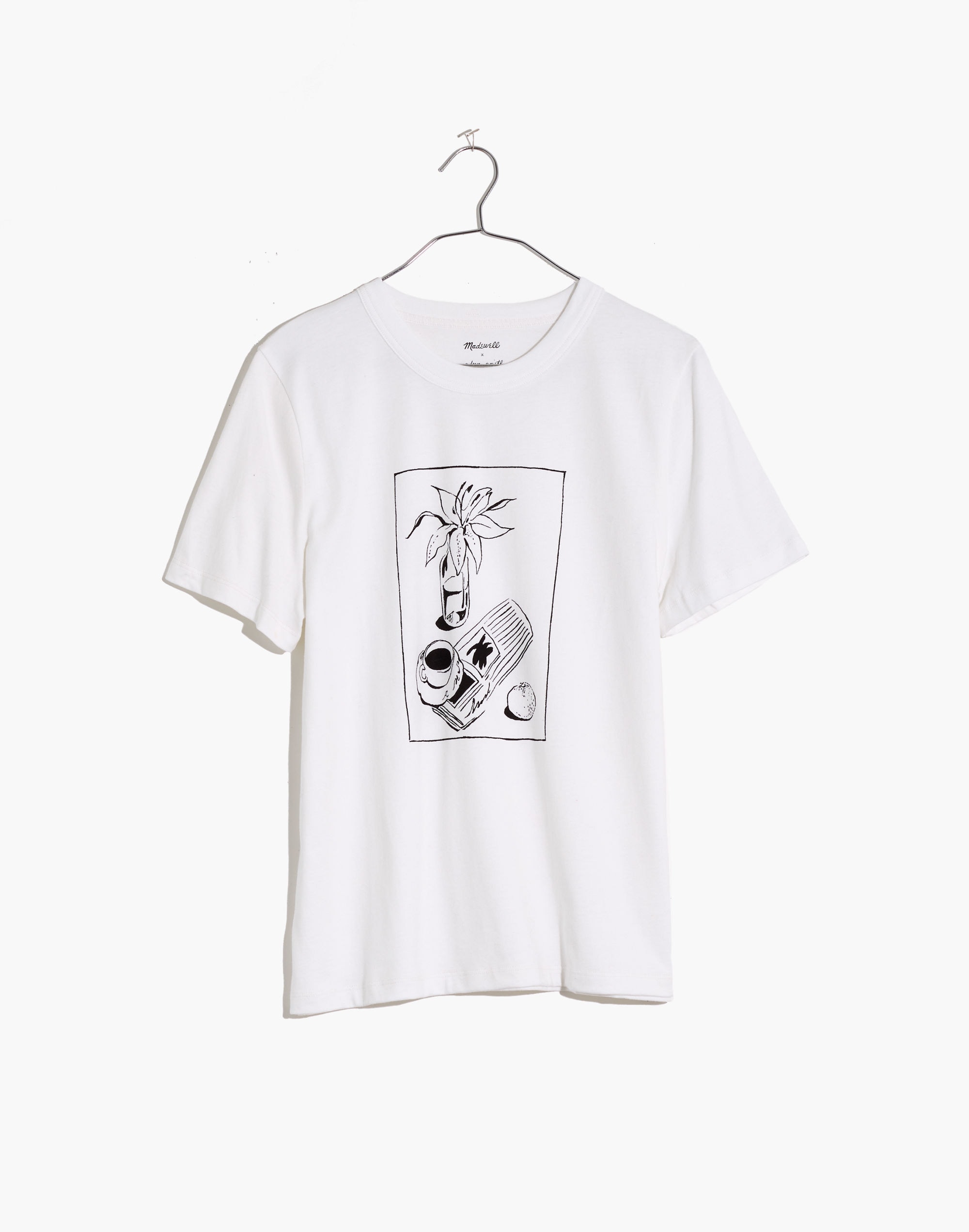 Madewell x Andrea Smith Morning Sketch Graphic Tomboy Tee