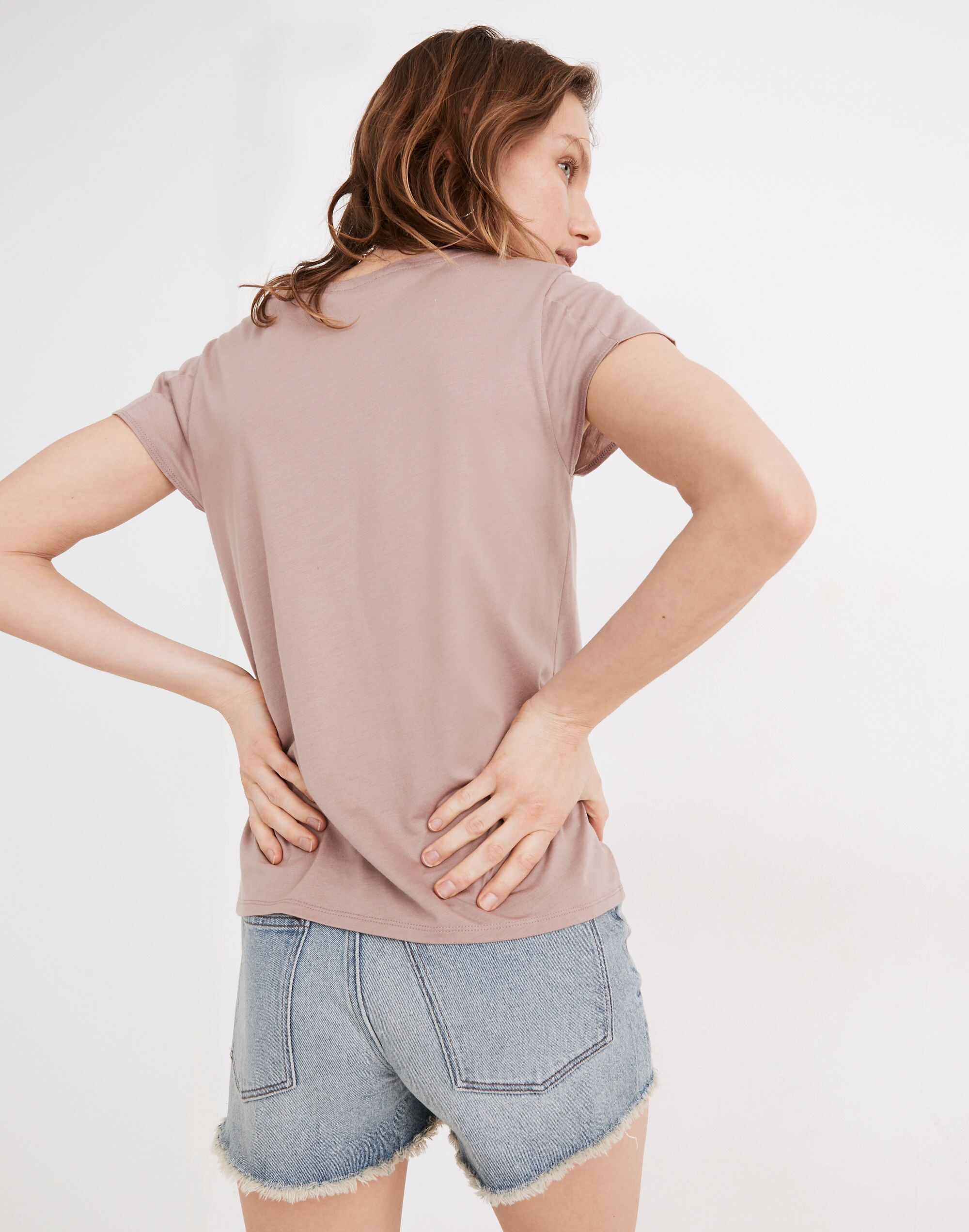 Crawford Flutter-Sleeve Tee