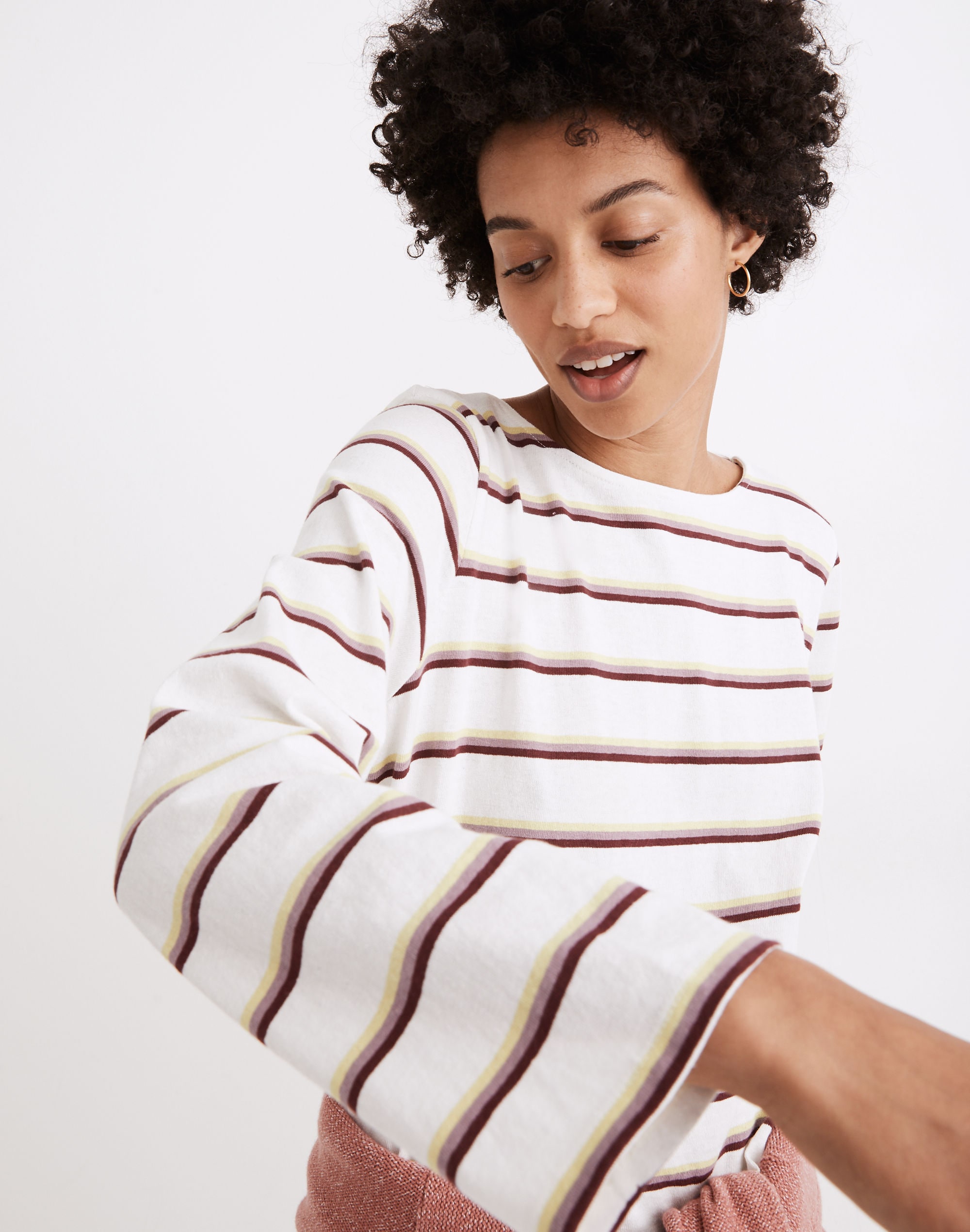Boatneck Tee in Stripe