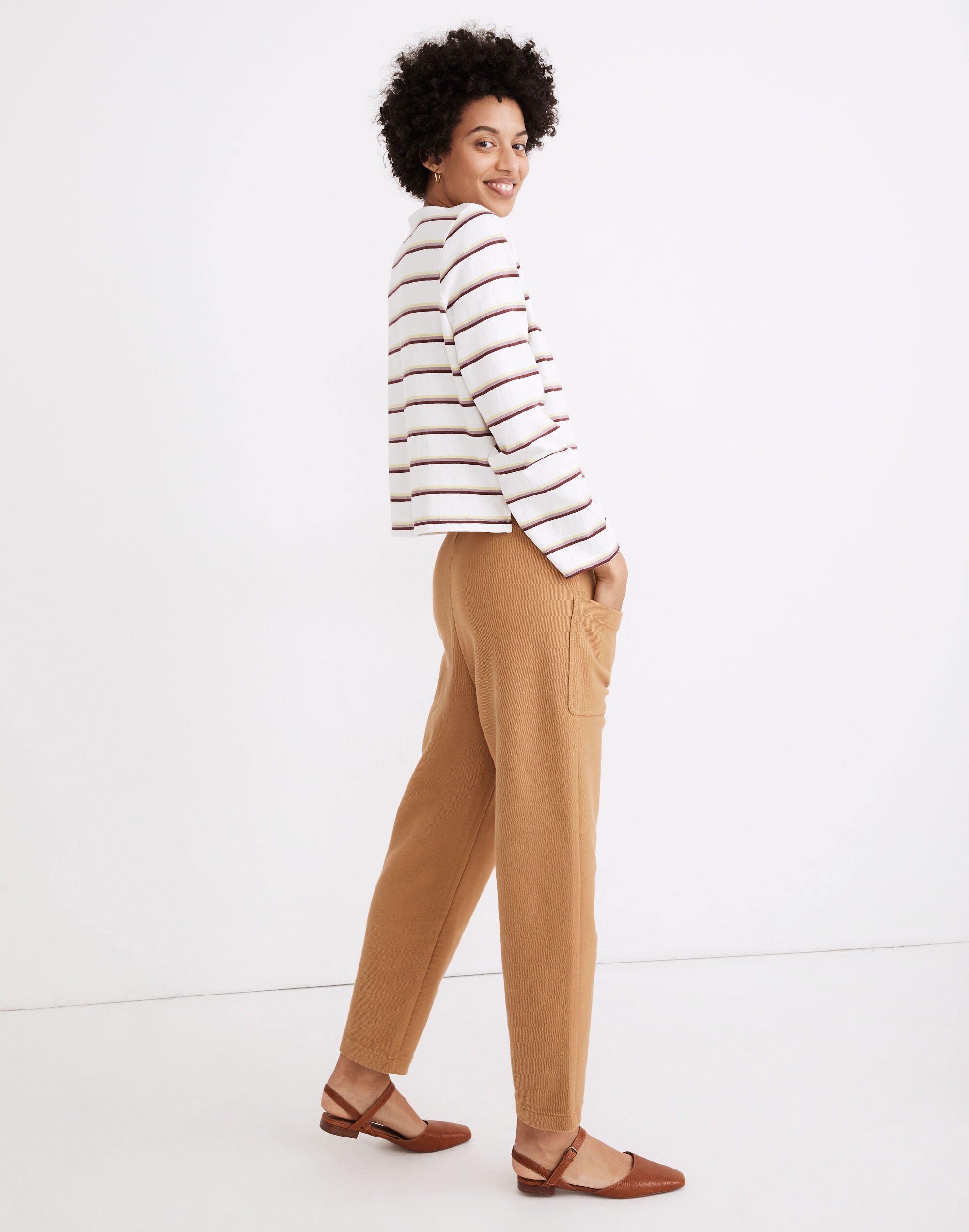 Boatneck Tee in Stripe