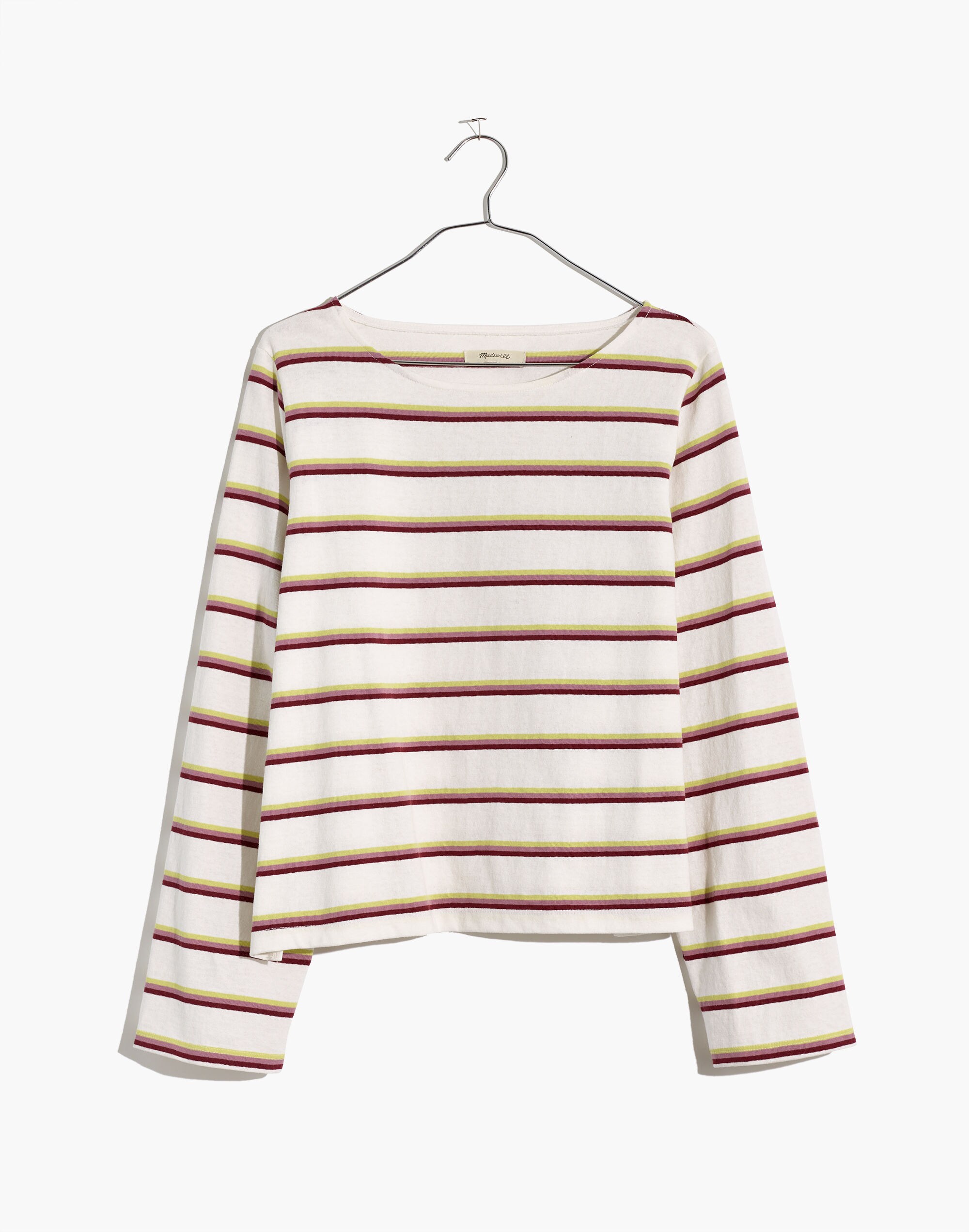 Boatneck Tee in Stripe