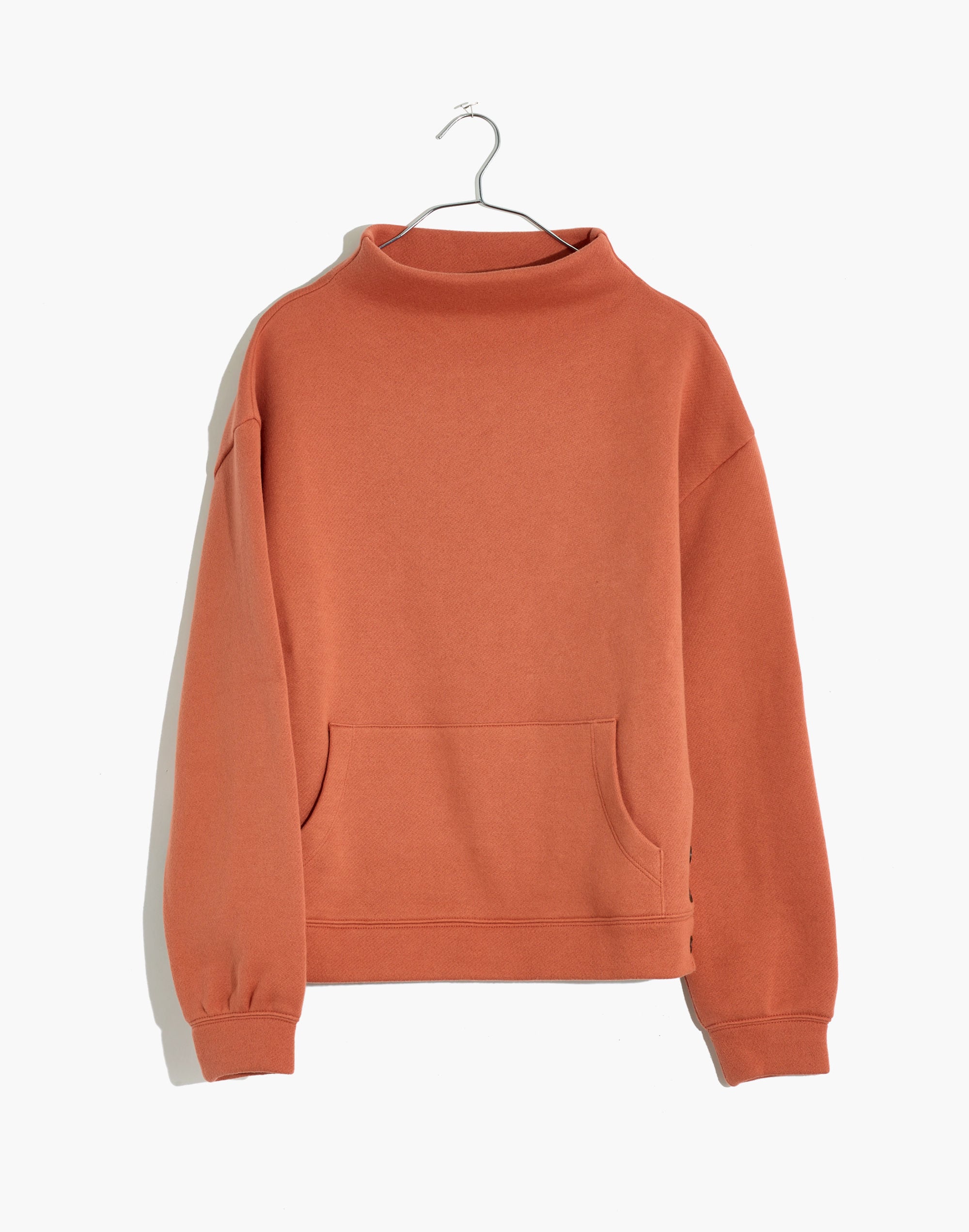 MWL Betterterry Mockneck Side-Button Sweatshirt