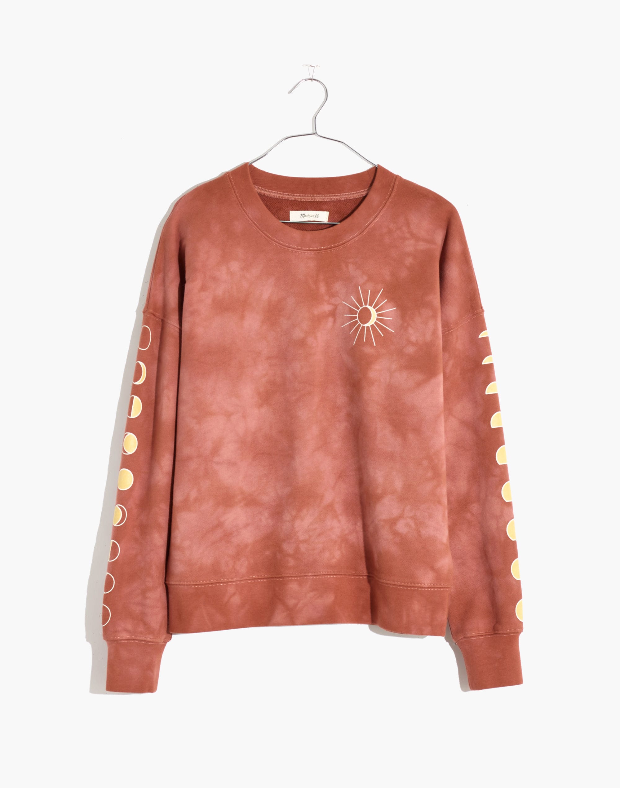 Moonphase Graphic Tie-Dye Mainstay Sweatshirt