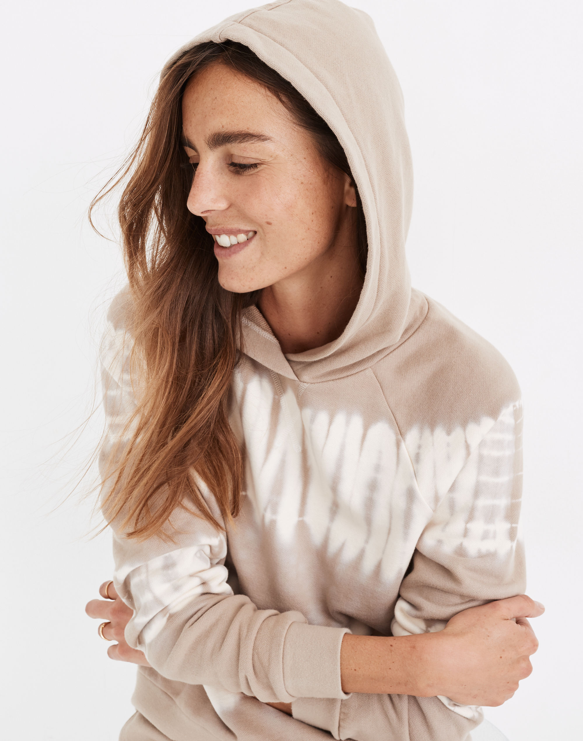 (Re)sourced Cotton Retro Hoodie Sweatshirt