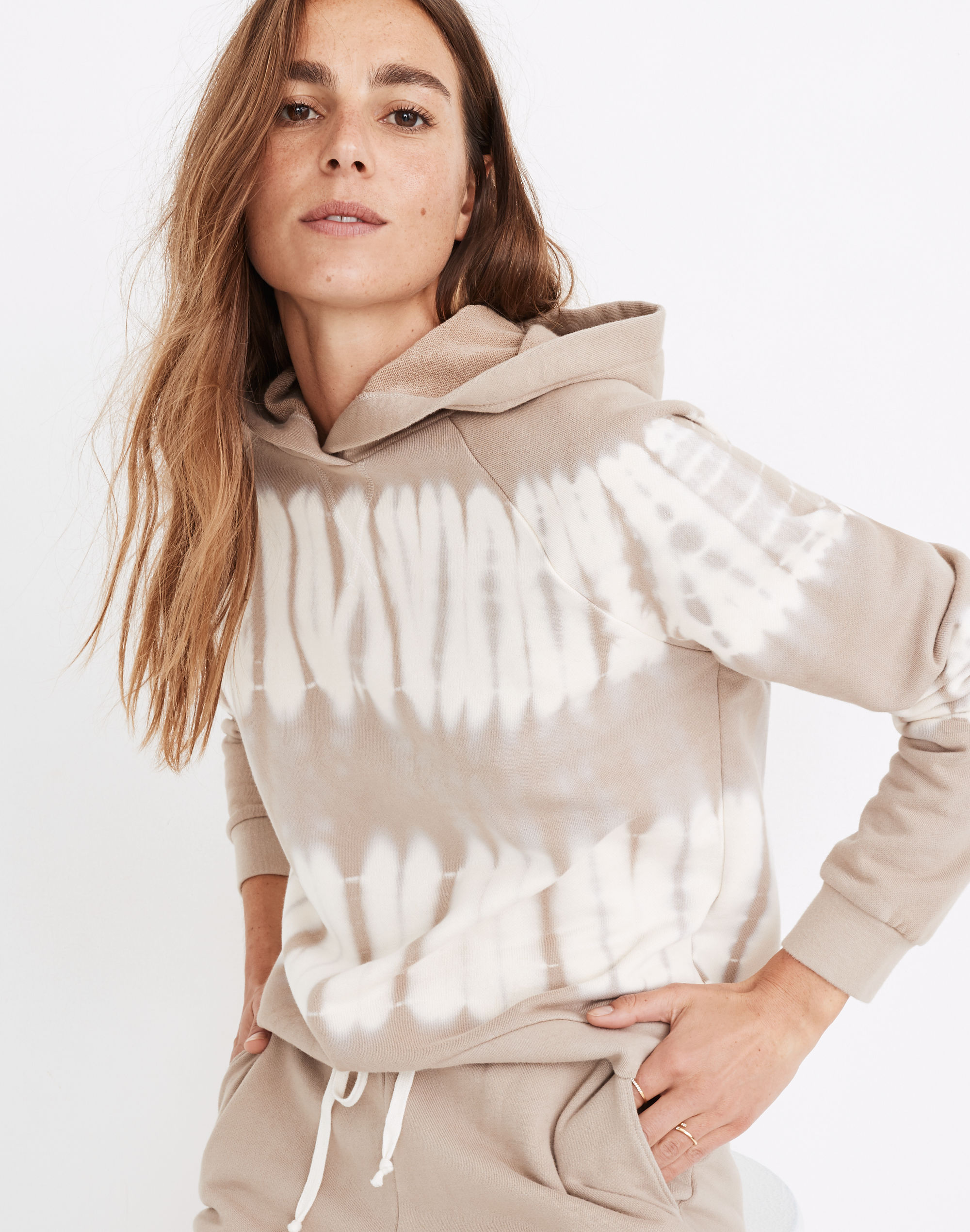 (Re)sourced Cotton Retro Hoodie Sweatshirt