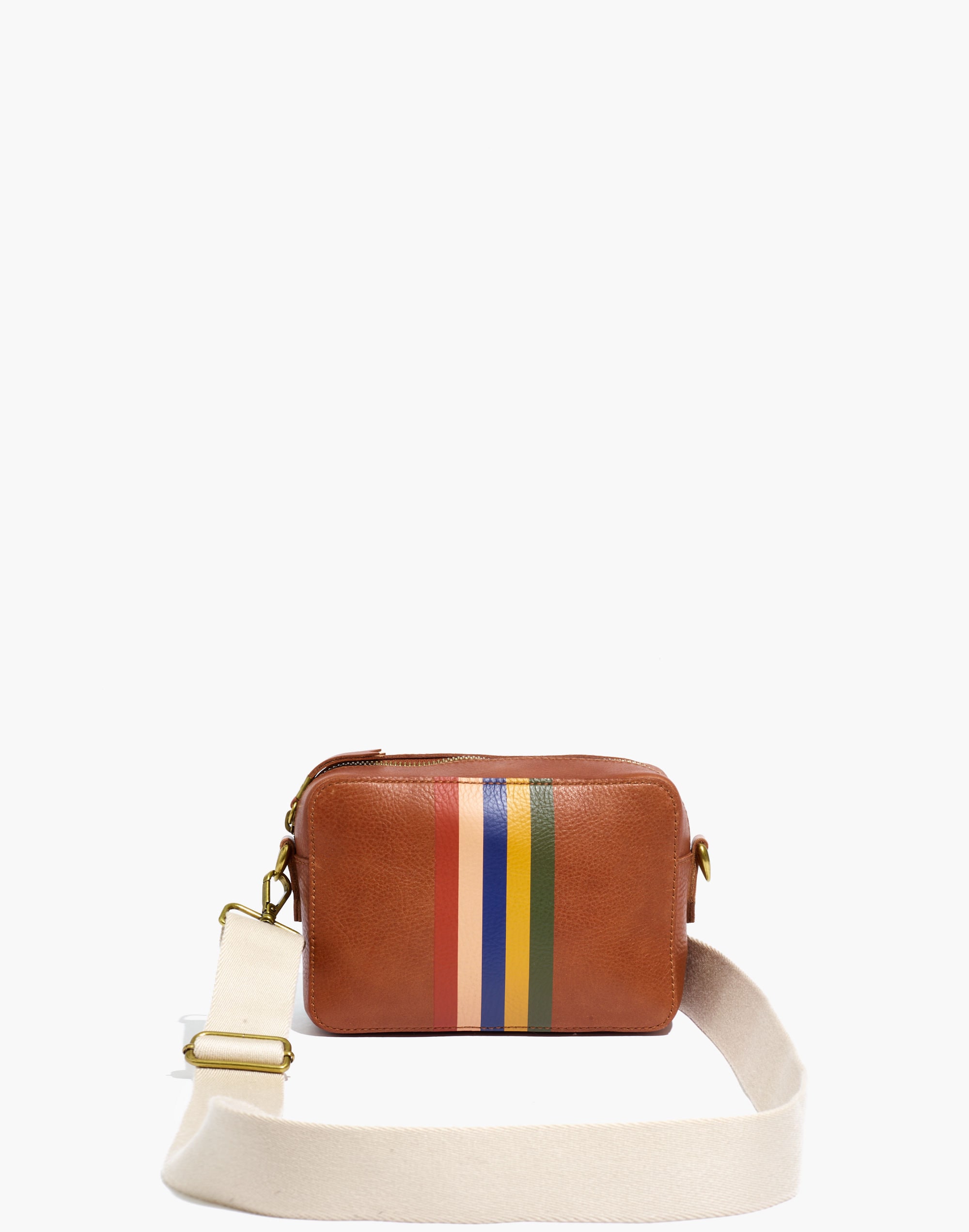 The Transport Camera Bag: Rainbow Striped Edition