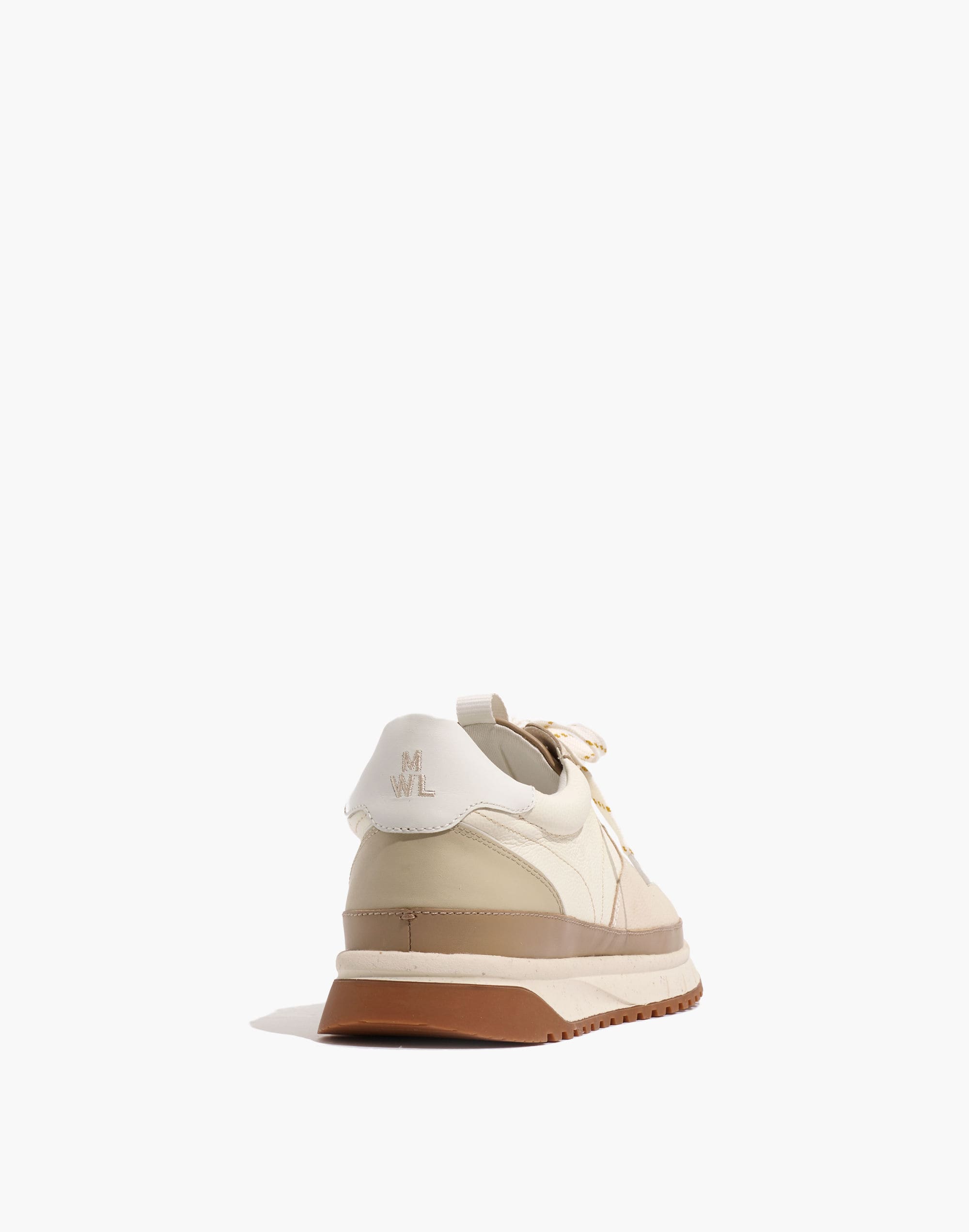 Kickoff Trainer Sneakers Neutral Colorblock Leather