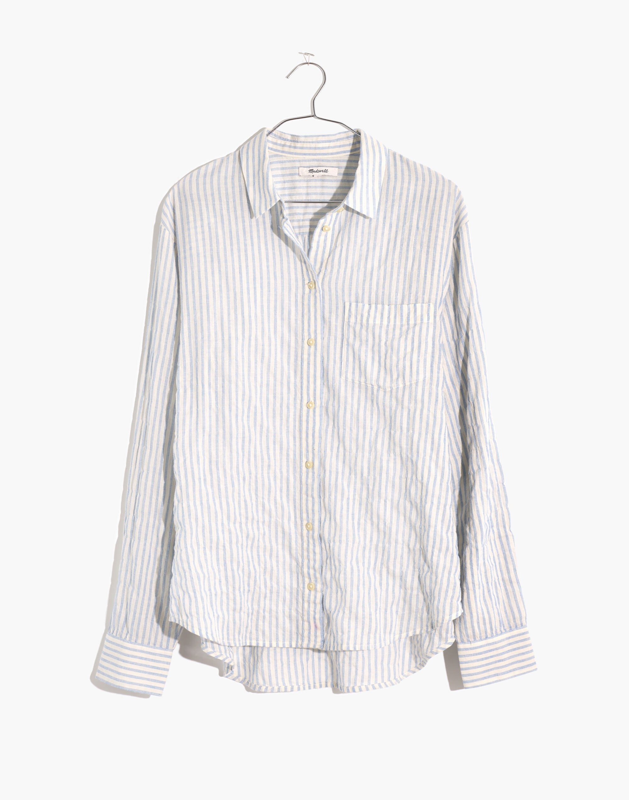 Oversized Ex-Boyfriend Shirt in Fanning Stripe