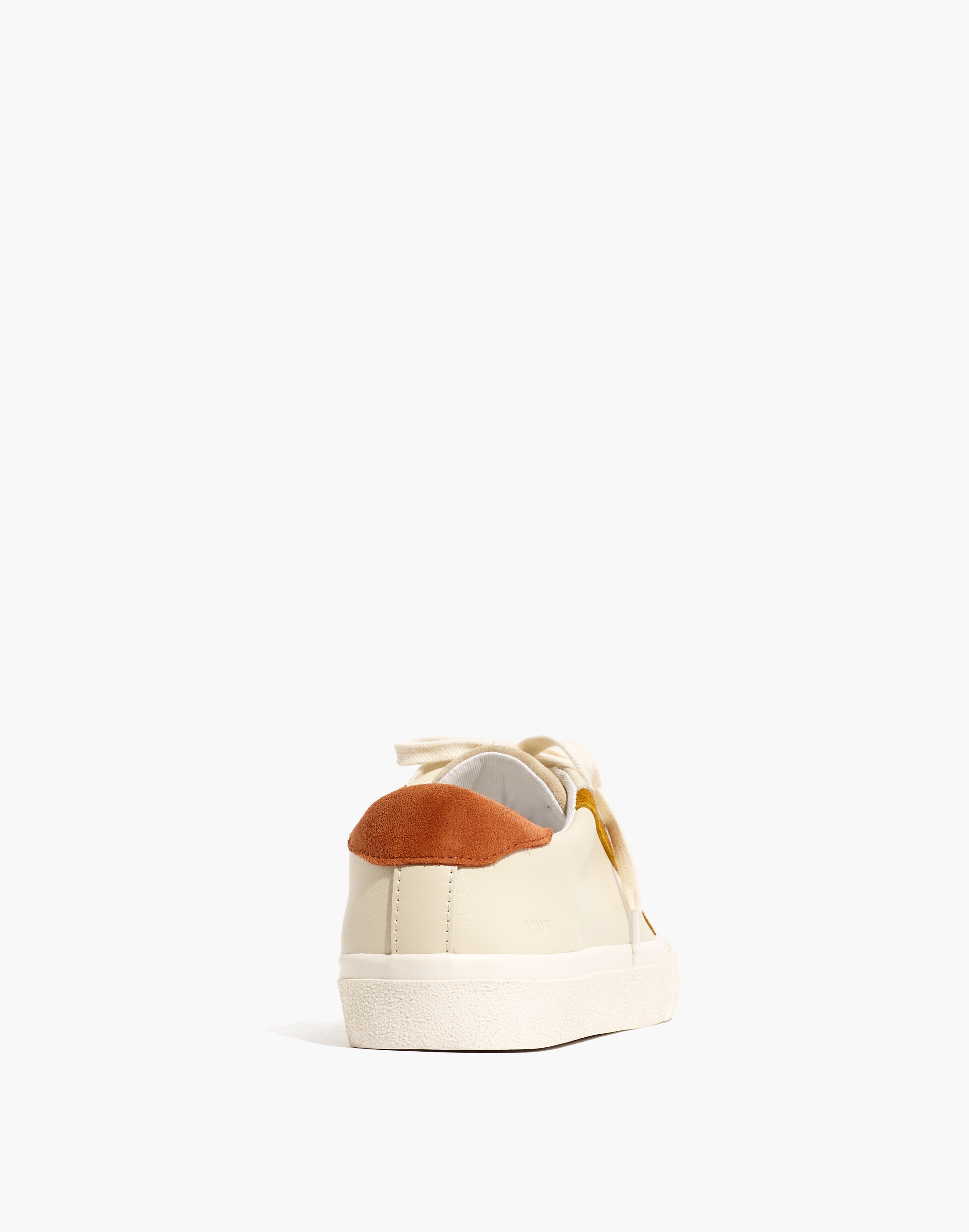 Sidewalk Low-Top Sneakers in Colorblock Leather and Suede