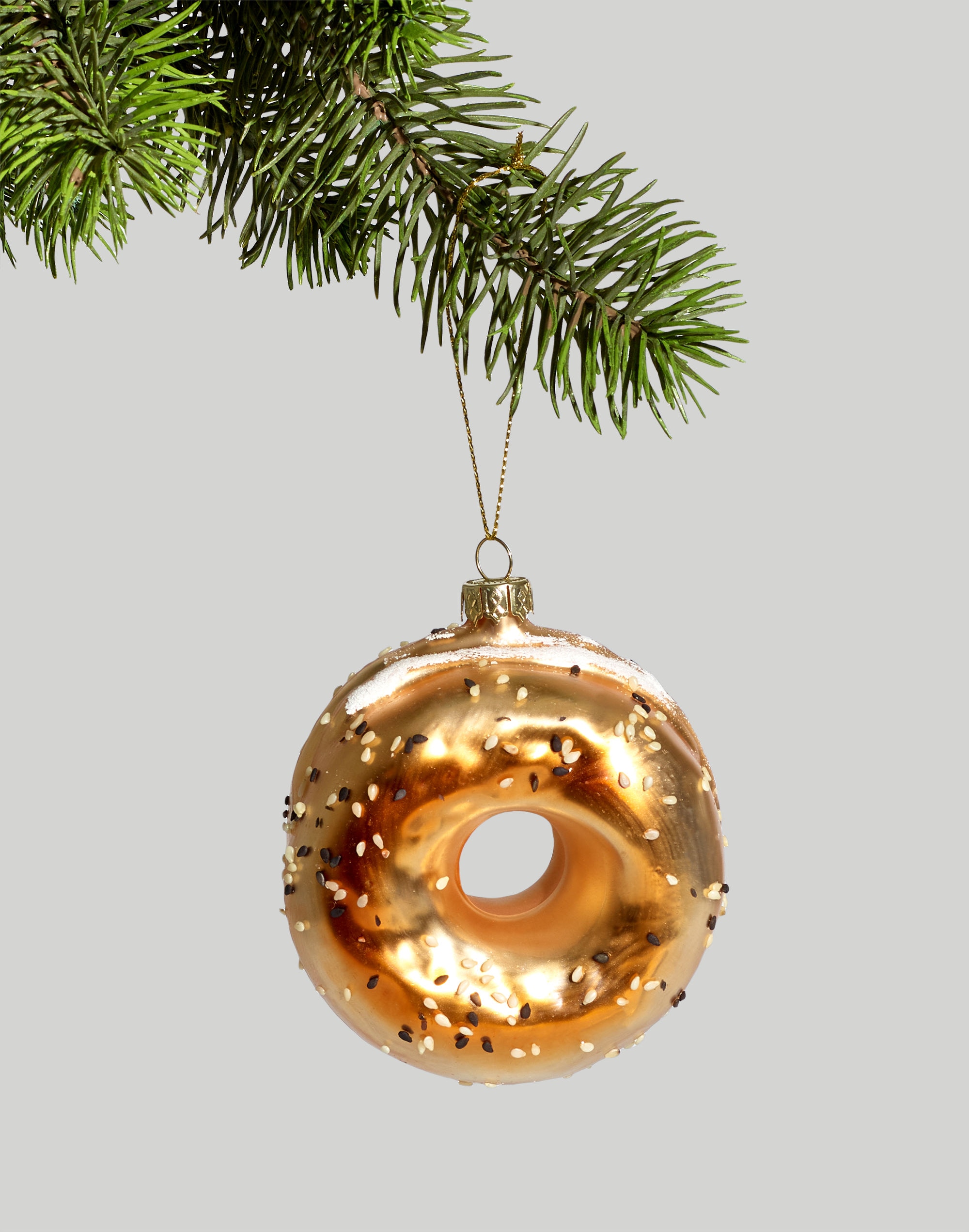 Cody Foster&trade; Glass Everything Bagel Ornament