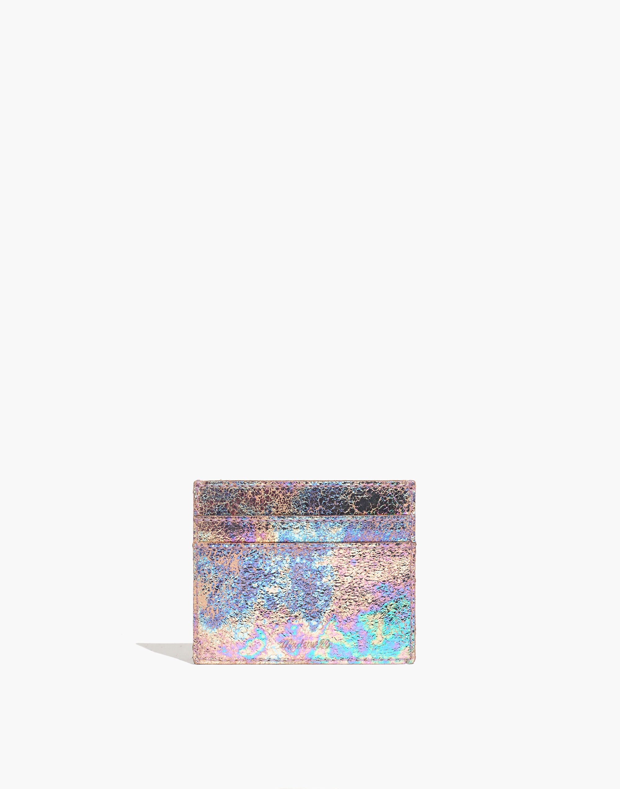 The Leather Card Case: Iridescent Edition