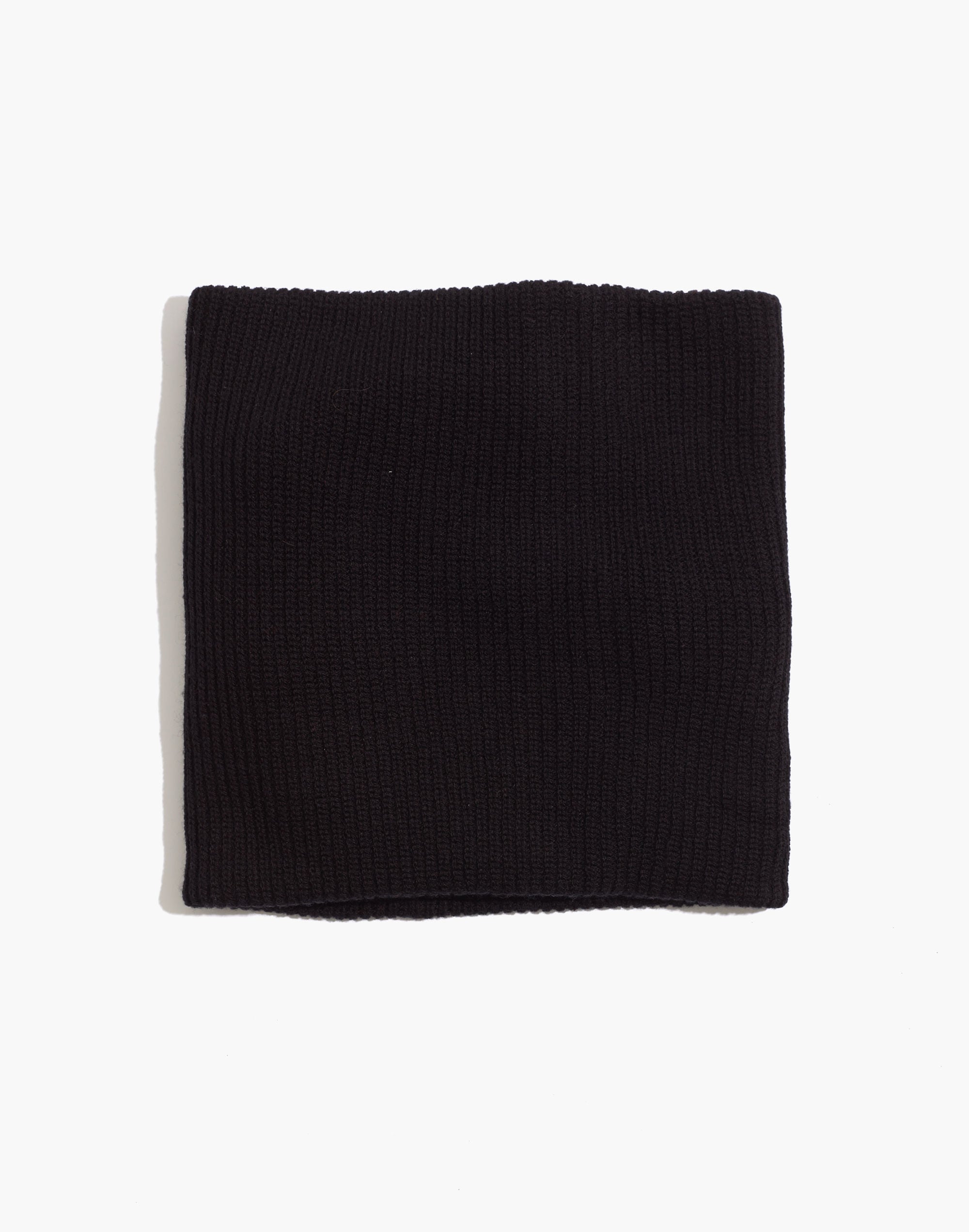 Ribbed Wool Neck Warmer
